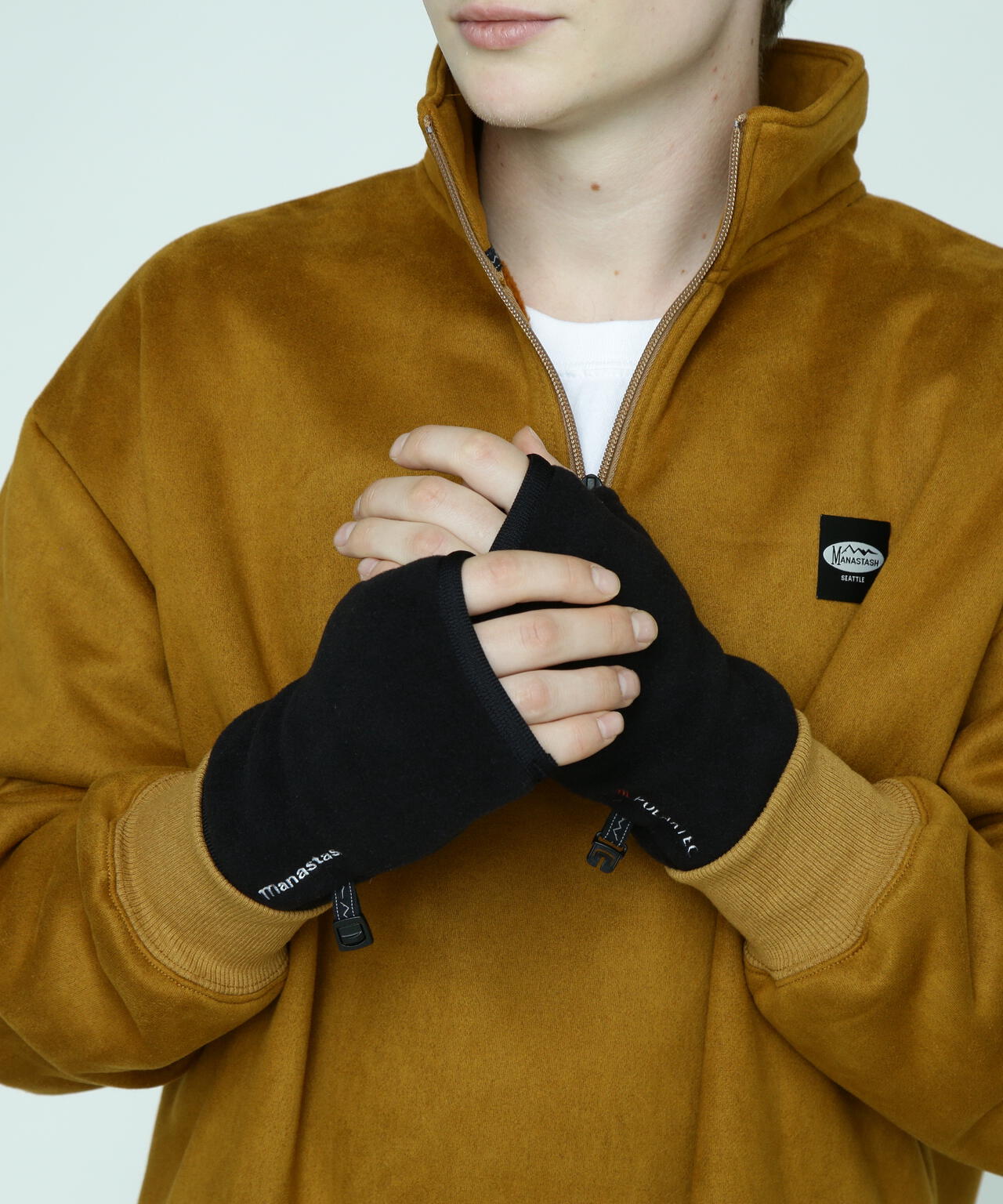 MANASTASH/マナスタッシュ/POLARTEC FINGERLESS GLOVE
