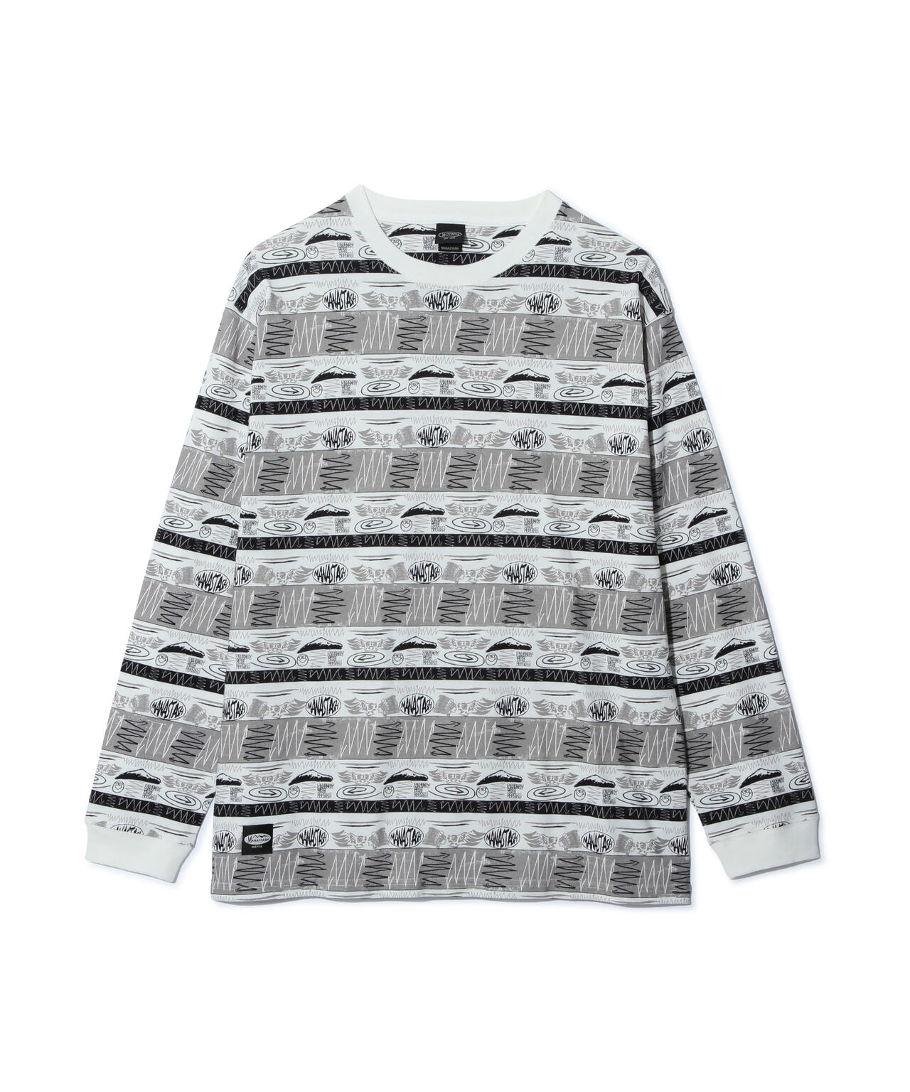 MANASTASH/マナスタッシュ/MTN STRIPE L/S TEE