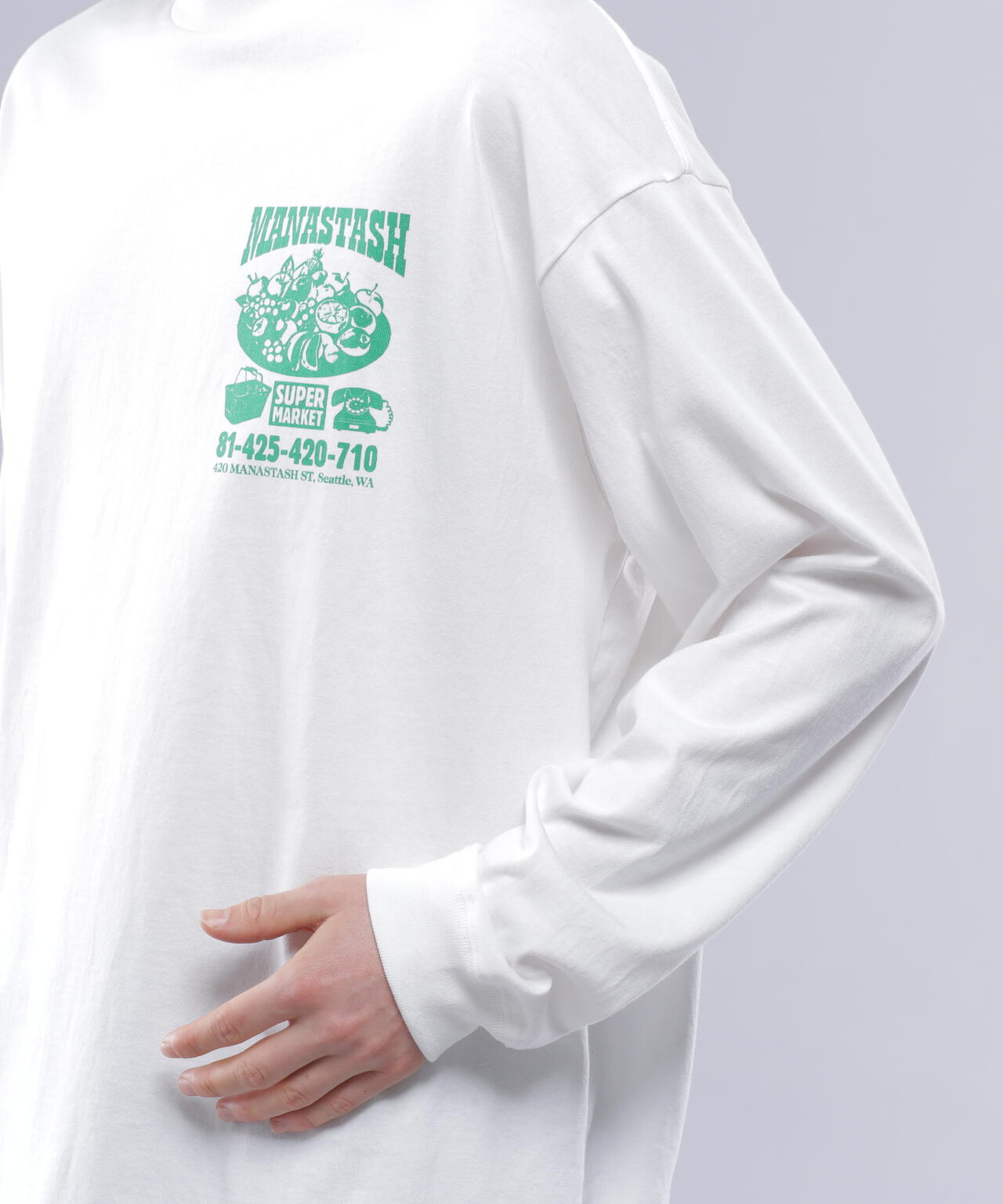 MANASTASH/マナスタッシュ/CiTee L/S SUPERMARKET