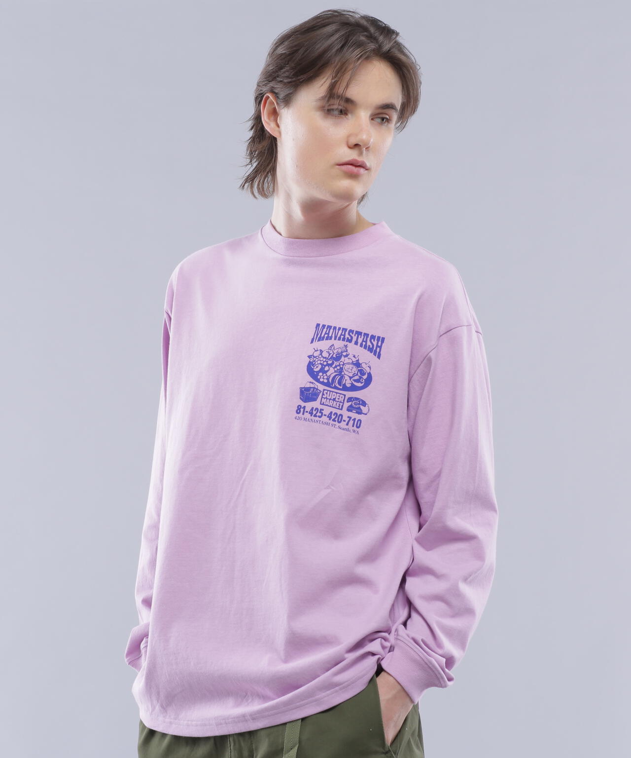 MANASTASH/マナスタッシュ/CiTee L/S SUPERMARKET