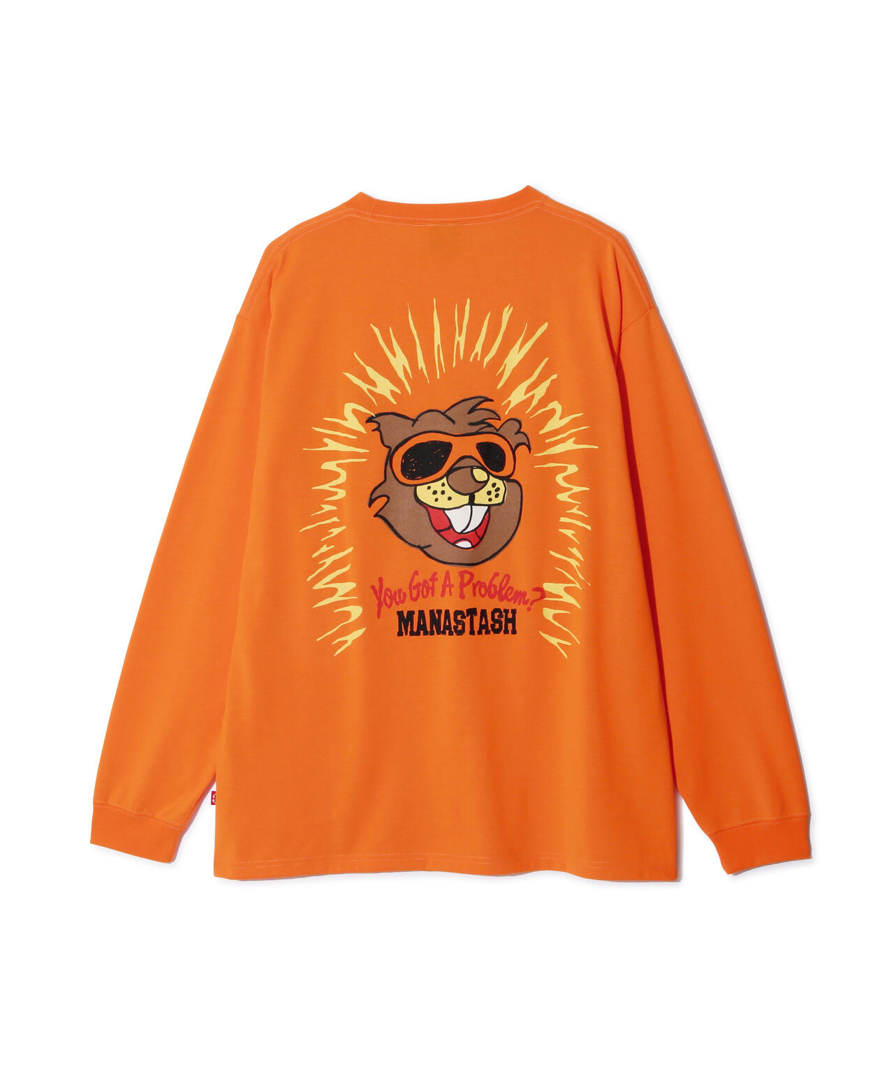MANASTASH/マナスタッシュ/RE:POLY L/S TEE BEAVER