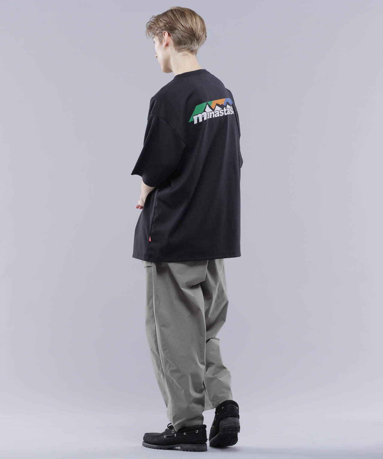 MANASTASH/マナスタッシュ/RE:POLY TEE SCHEME LOGO