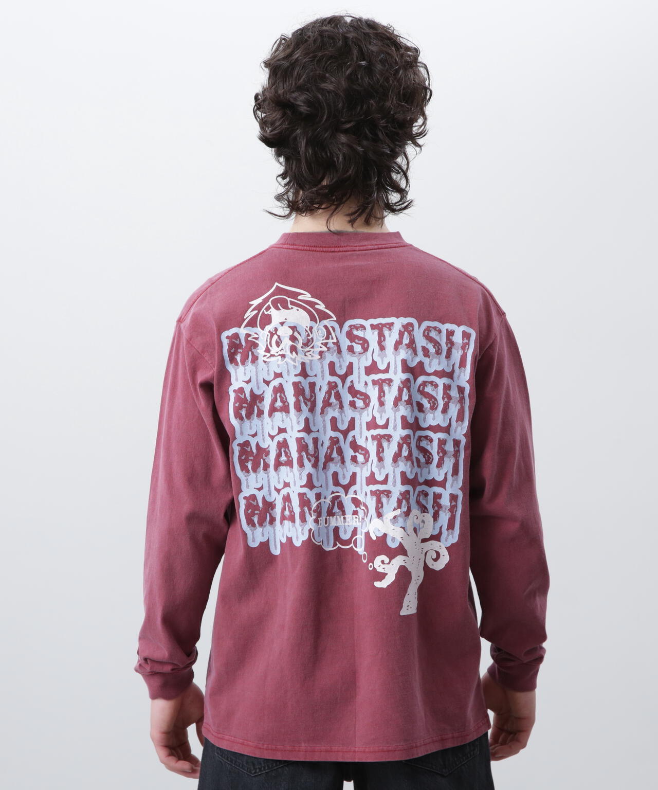 MANASTASH/マナスタッシュ/PUMICE L/S TEE MUSHROOM