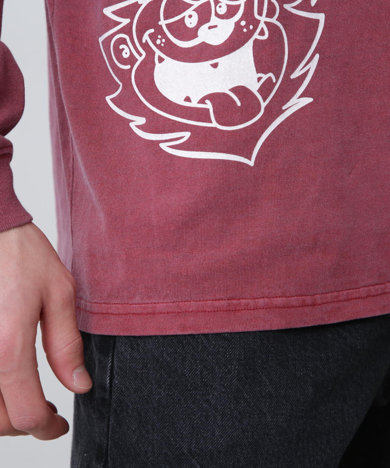MANASTASH/マナスタッシュ/PUMICE L/S TEE MUSHROOM
