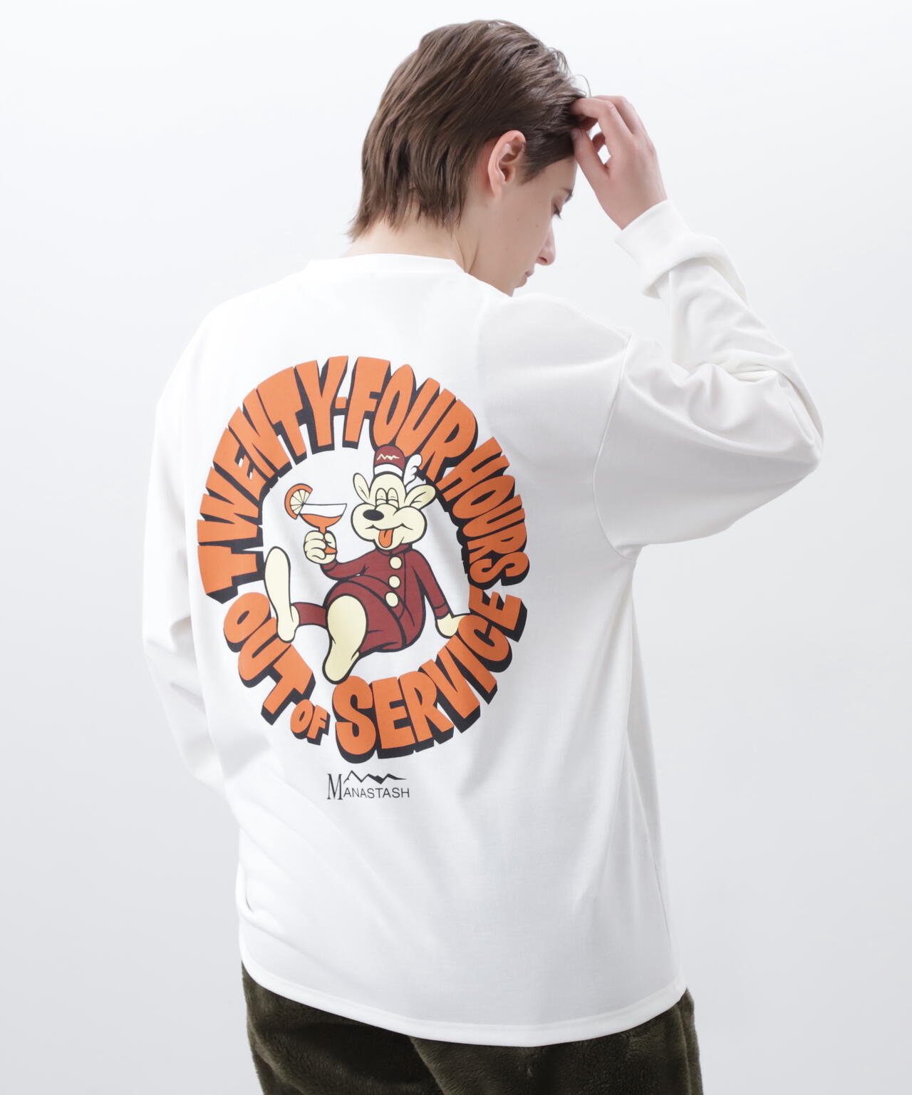MANASTASH/マナスタッシュ/RE:POLY L/S TEE 24HRS