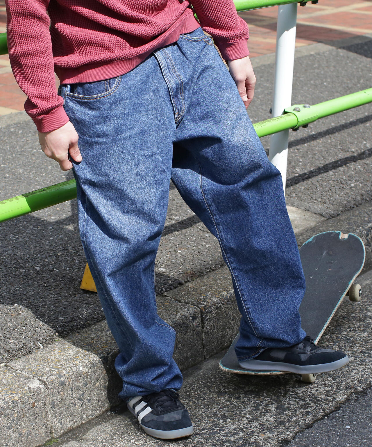 MANASTASH/マナスタッシュ/MS DENIM SKATER PANTS/デニムスケートパンツ