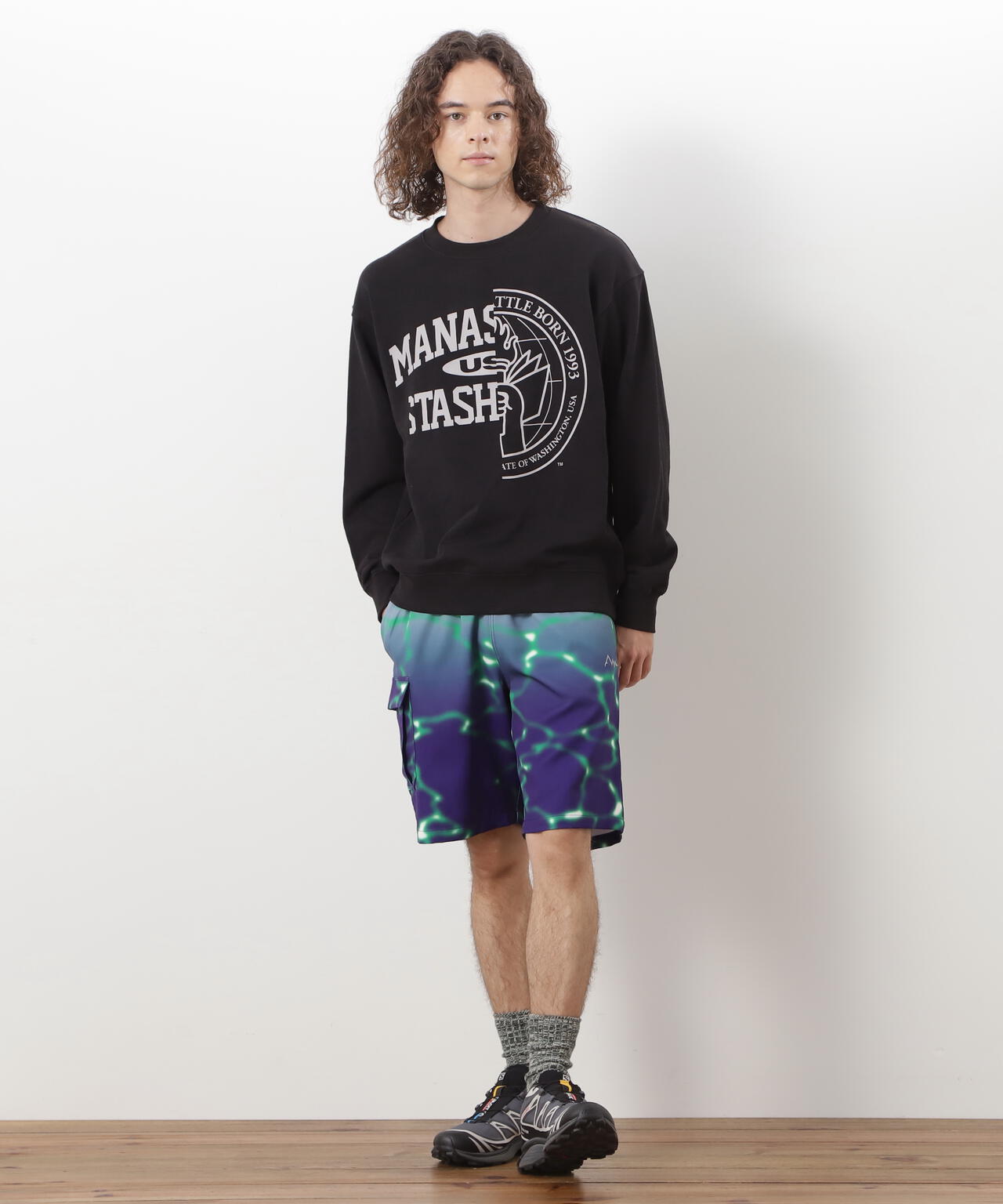 MANASTASH/マナスタッシュ/LITHIUM TIE DYE SHORT