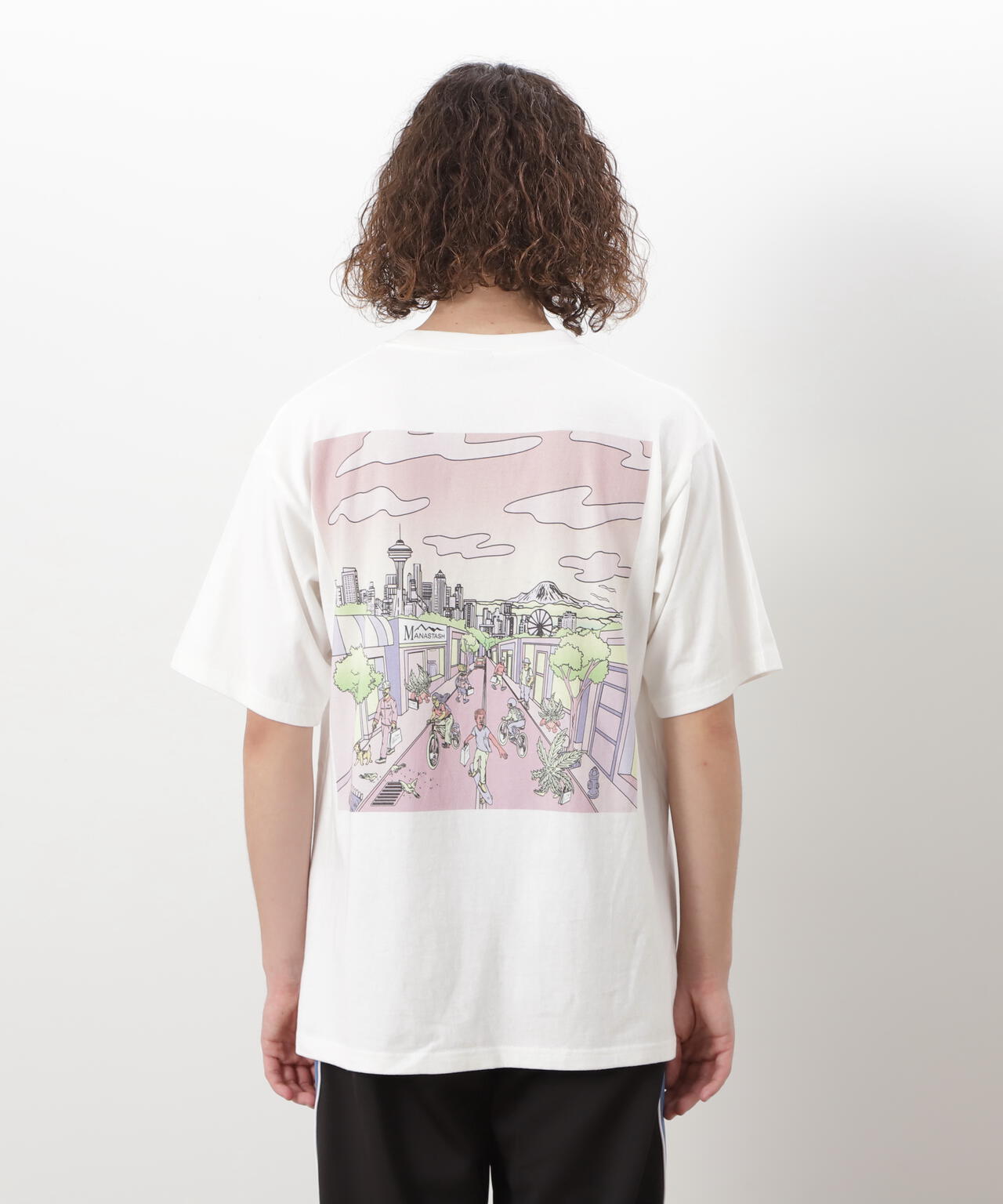 MANASTASH/マナスタッシュ/RE:CTN L/S TEE DT SEATTLE