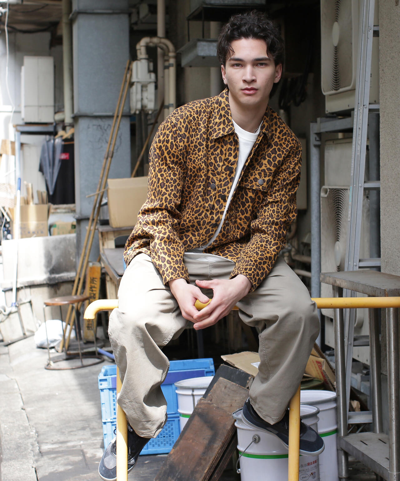 MANASTASH/マナスタッシュ/HEMP TWILL JKT LEOPARD