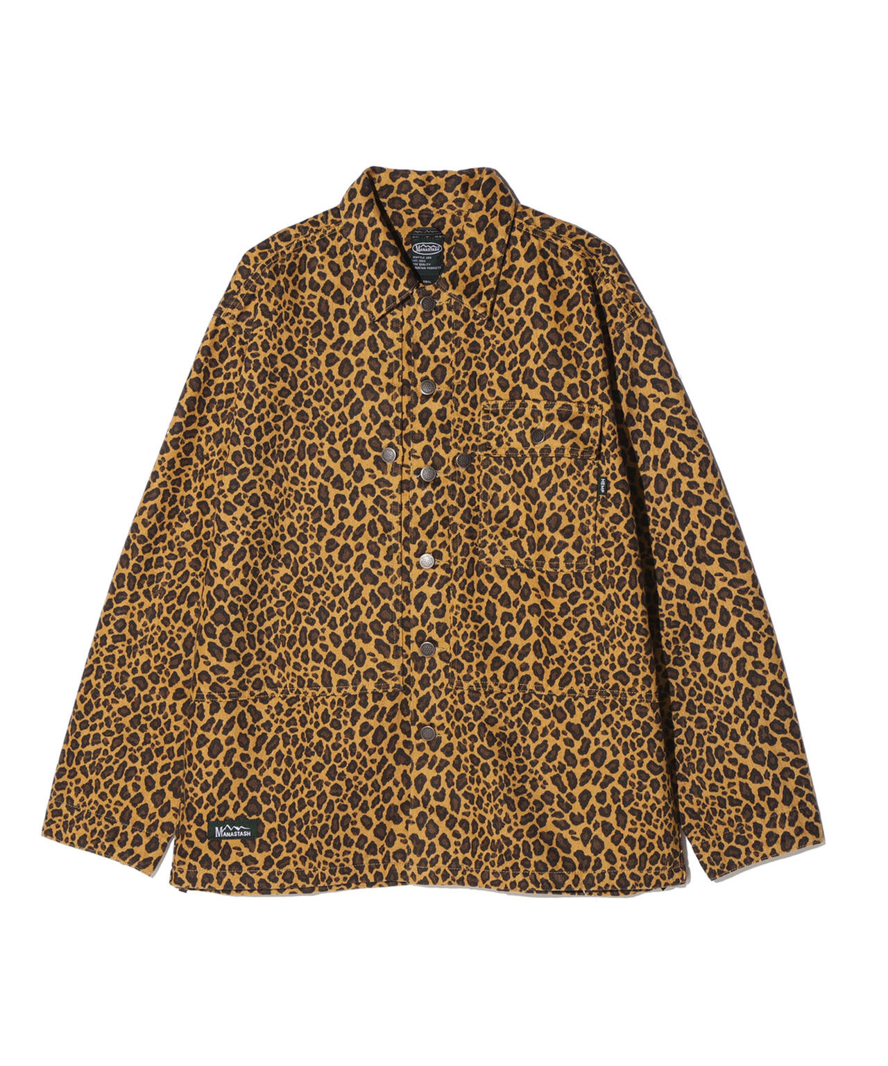 MANASTASH/マナスタッシュ/HEMP TWILL JKT LEOPARD