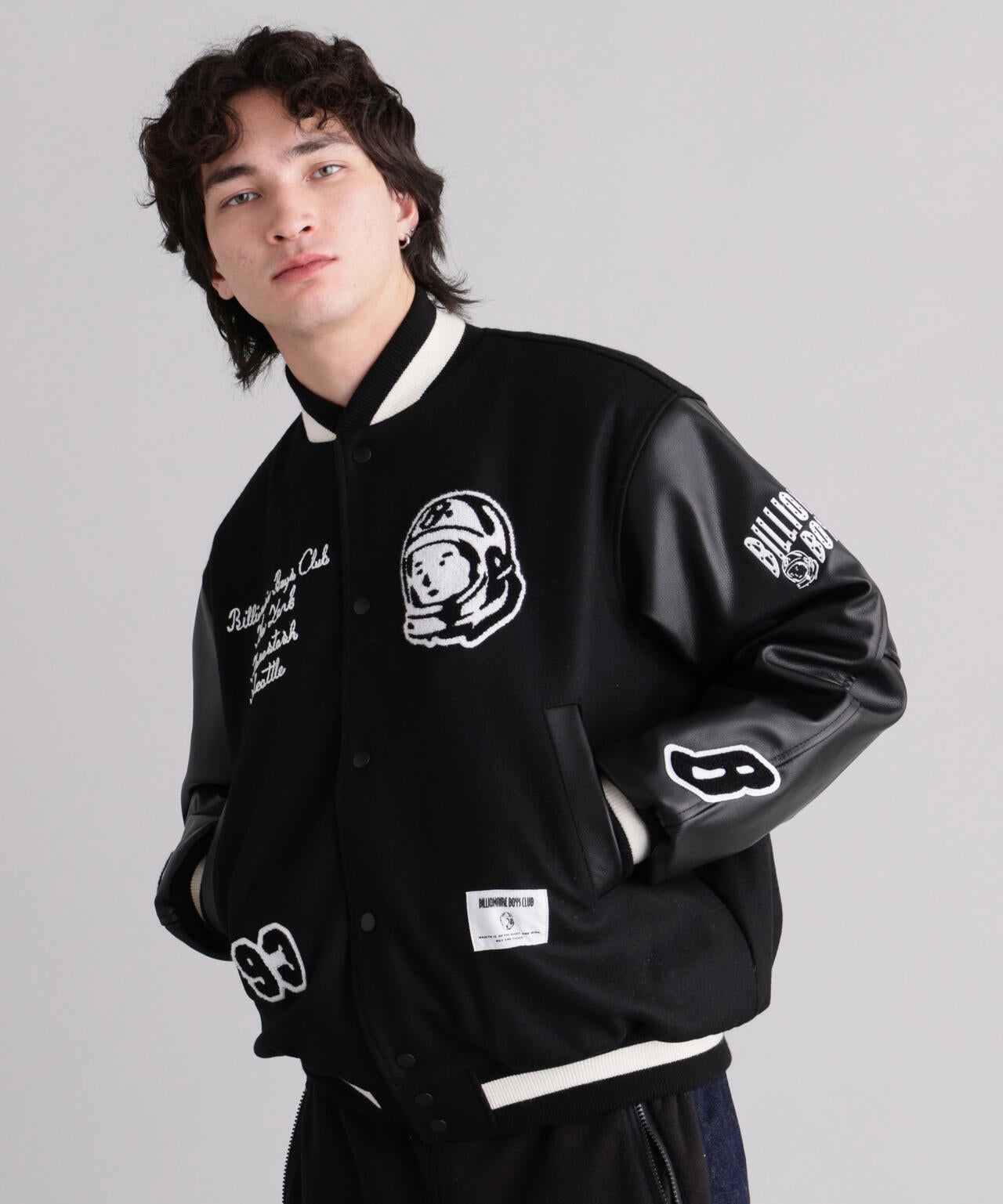 MANASTASHxBILLIONAIRE BOYS CLUB/ビリオネア・ボーイズ・クラブ/BBC MANA VARSITY JACKET