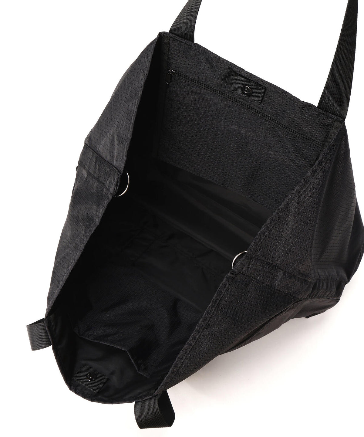PACKING/パッキング/RIP STOP 5P UTILITY TOTE BLACK/リップストップ5ポケットユーティリティトートバッグ