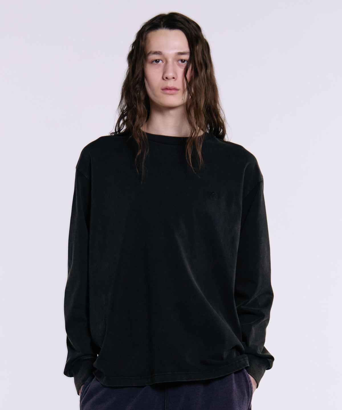 SNOW WASH LS T-SHIRT / スノー ウォッシュ ロングスリーブ ティーシャツ