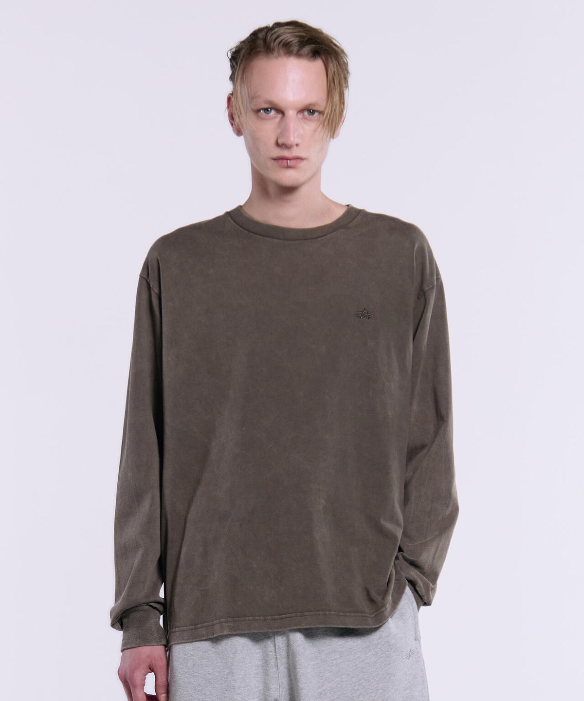 SNOW WASH LS T-SHIRT / スノー ウォッシュ ロングスリーブ ティーシャツ