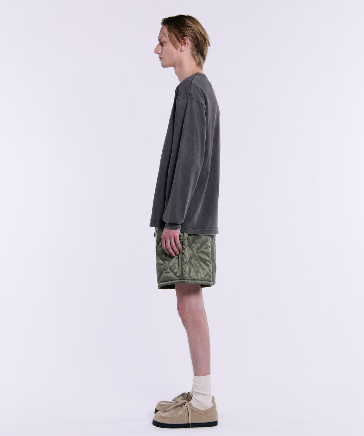 SNOW WASH LS HENLEY NECK T-SHIRT / スノー ウォッシュ ロングスリーブ ヘンリーネック ティーシャツ