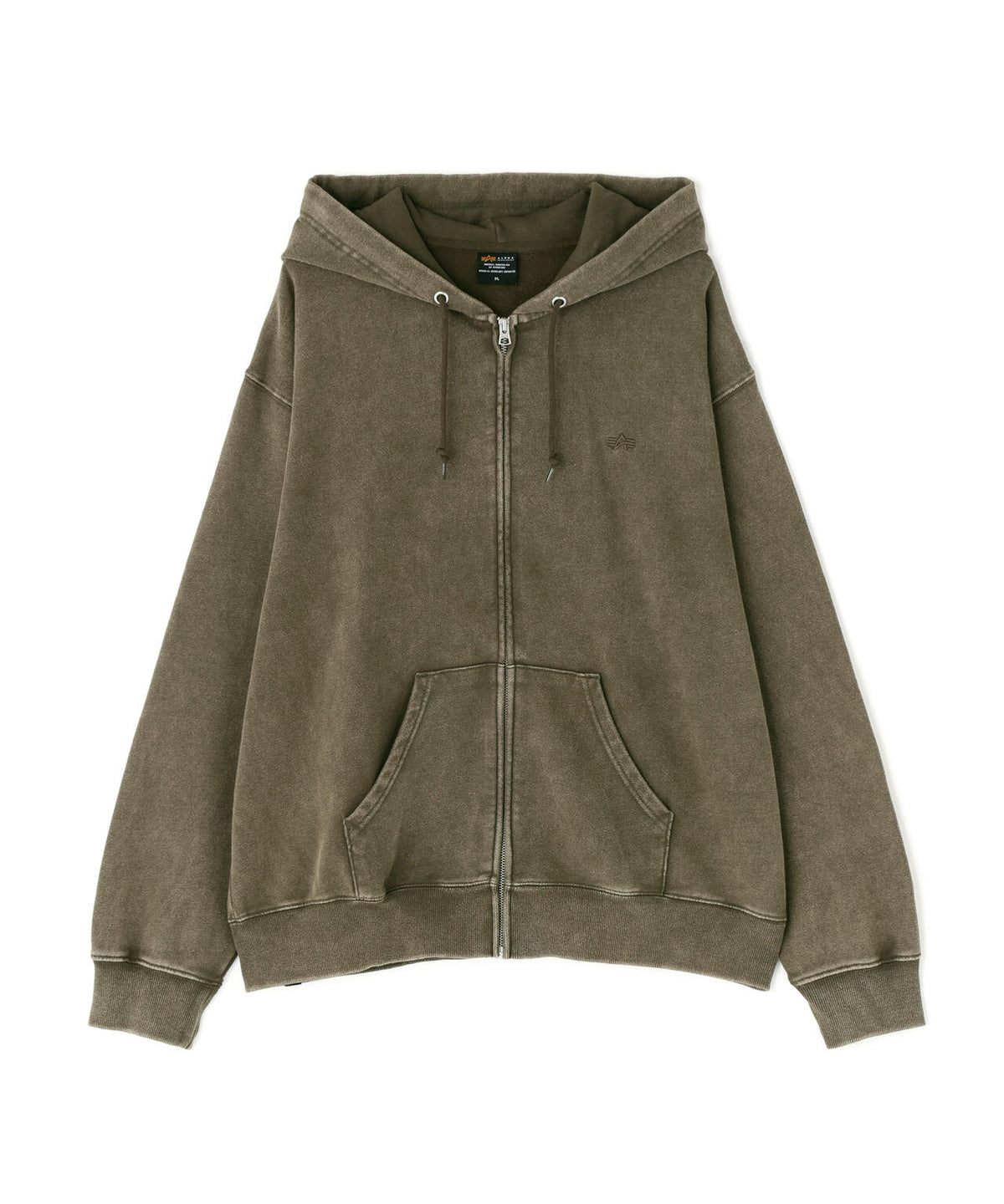 SNOW WASH ZIP HOODIE / スノーウォッシュ ジップ フードパーカ