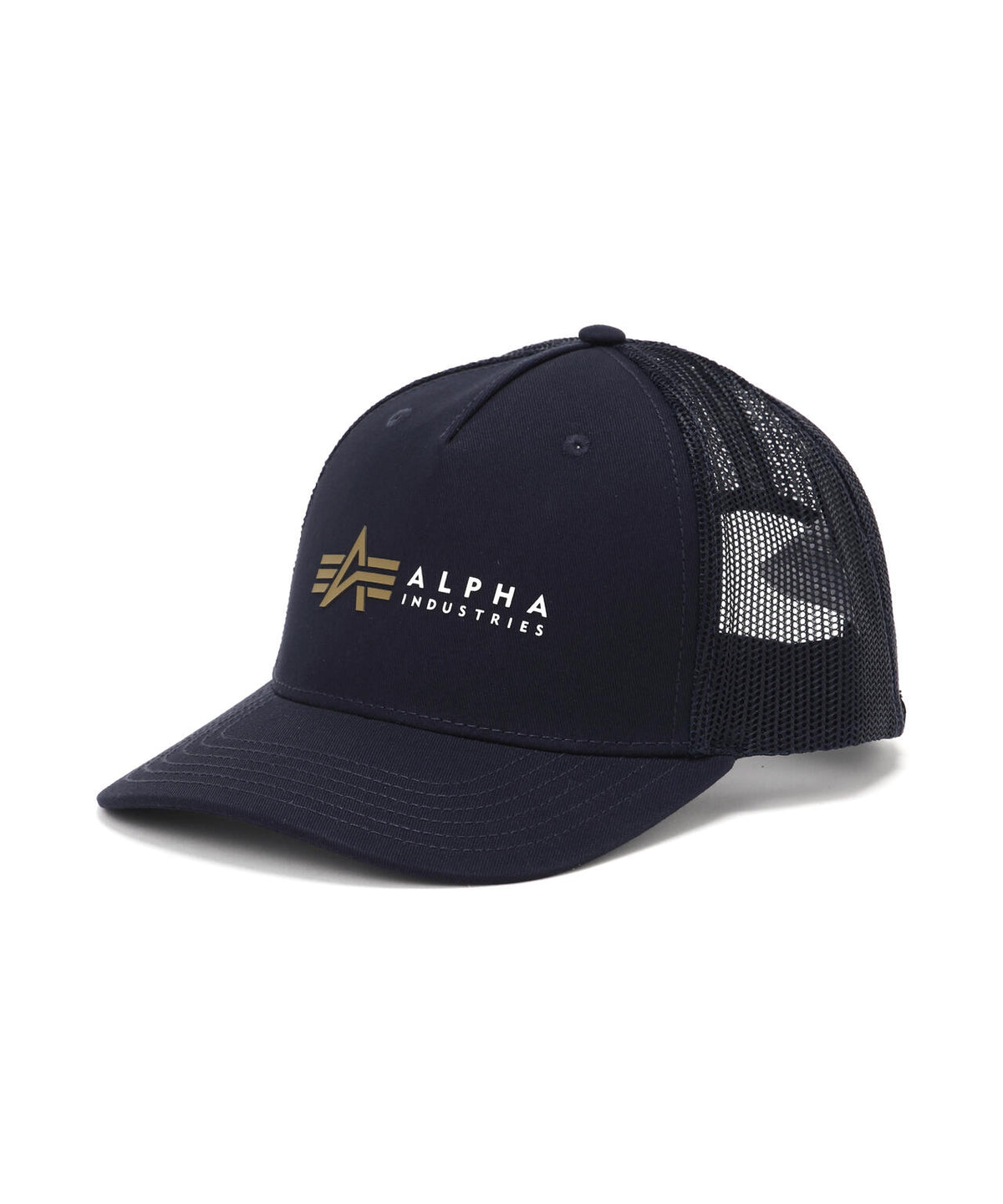 Alpha Label Trucker Cap / アルファ ラベル トラッカーキャップ