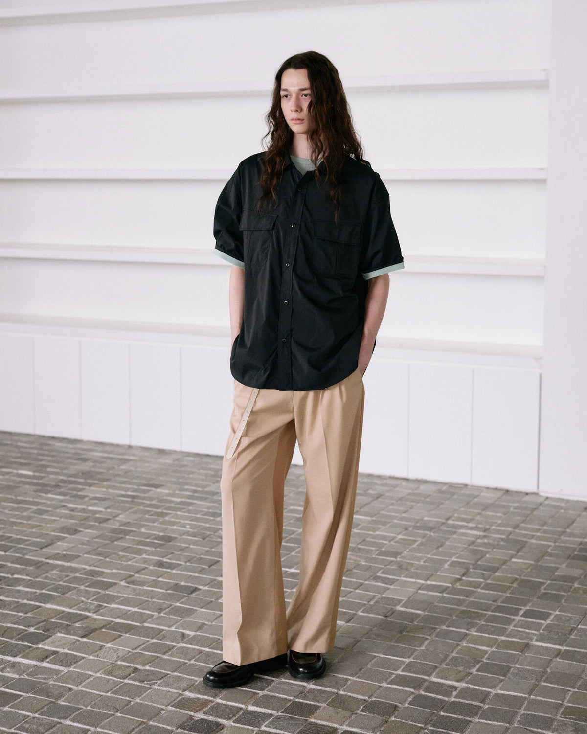 SS FATIGUE RELAXED DECO SHIRT / ショートスリーブ ファティーグ リラックス デコ シャツ