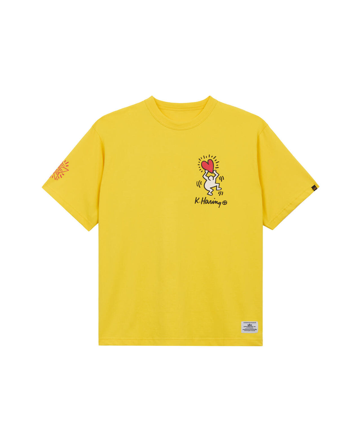 Keith Haring X Alpha GRAPHIC TEE HEART MAN / グラフィック ティーシャツ ハートマン