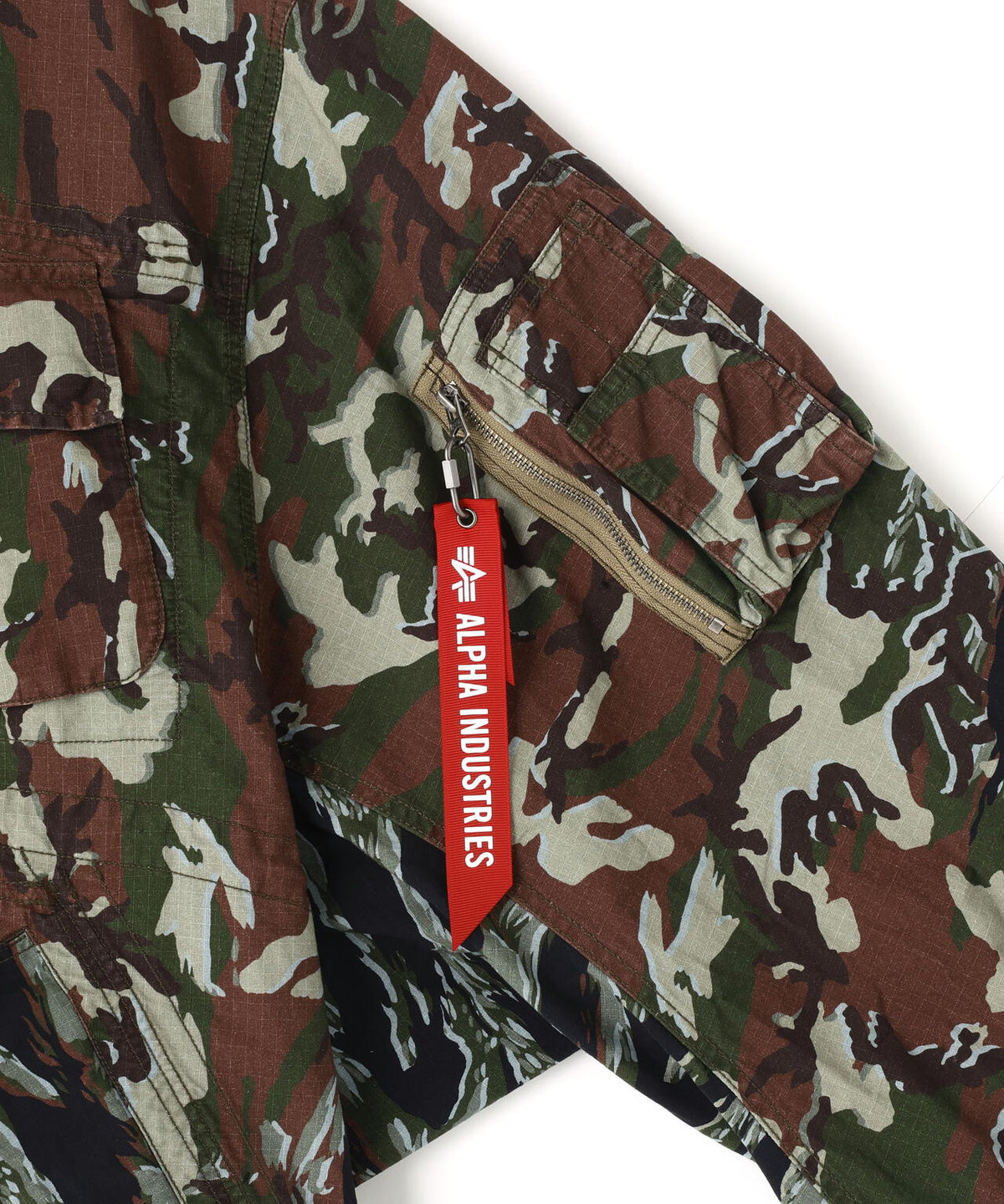 beautiful people double-end camouflage field jacket/カモフラージュフィールドジャケット