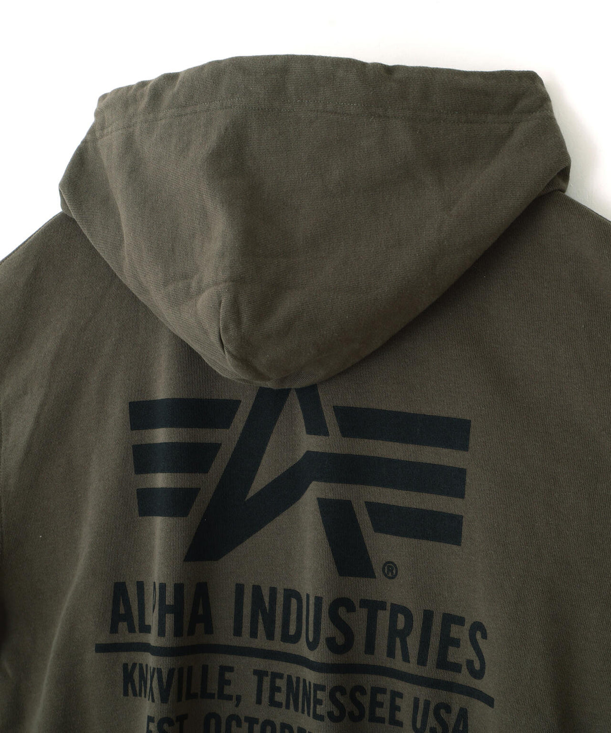 ALPHA RED RIBBON ZIP HOODIE / アルファ レッド リボン ジップ フーディー