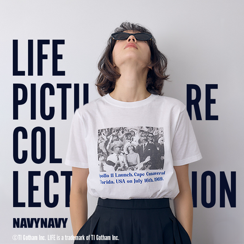 LIFE PICTURE COLLECTION T-SHIRTS｜NAVYNAVY