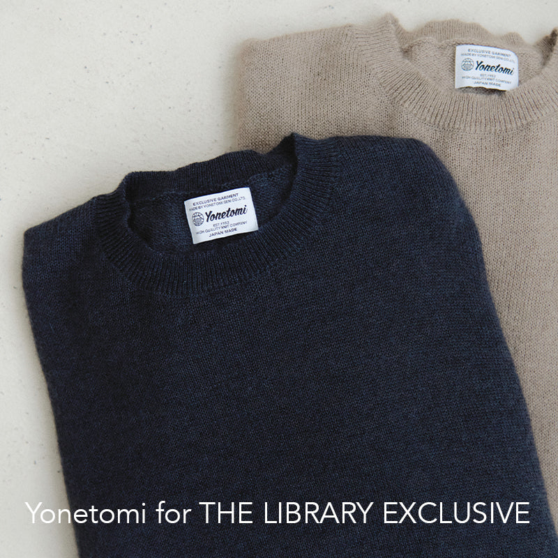 Yonetomi for THE LIBRARY EXCLUSIVE AUTUMN WINTER 2026｜THE LIBRARY｜