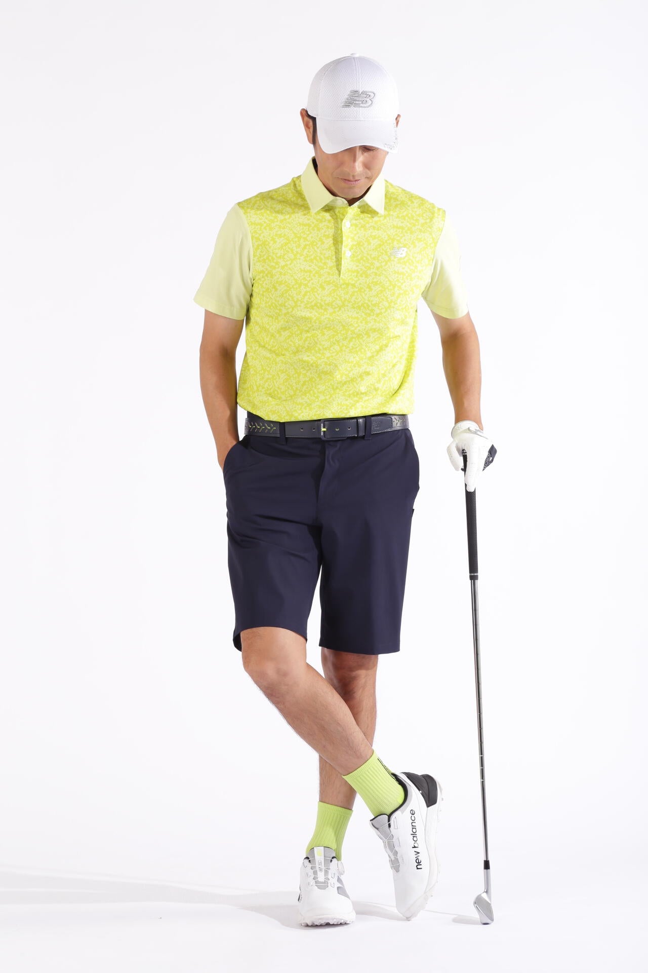 接触冷感 UV ハーフパンツ (MENS WORLD)