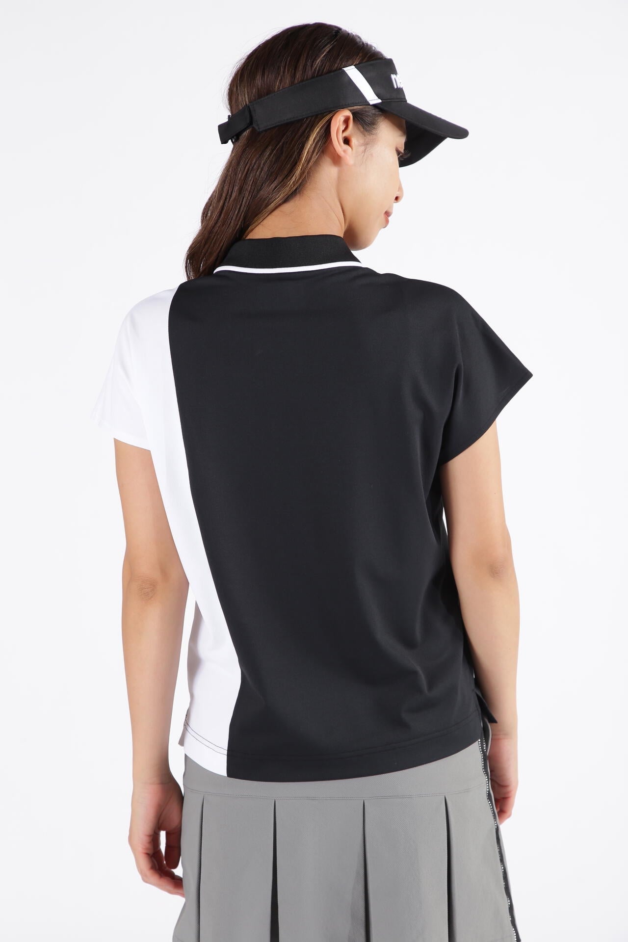 スリーブレス オーバーサイズ ポロシャツ (WOMENS SPORT)