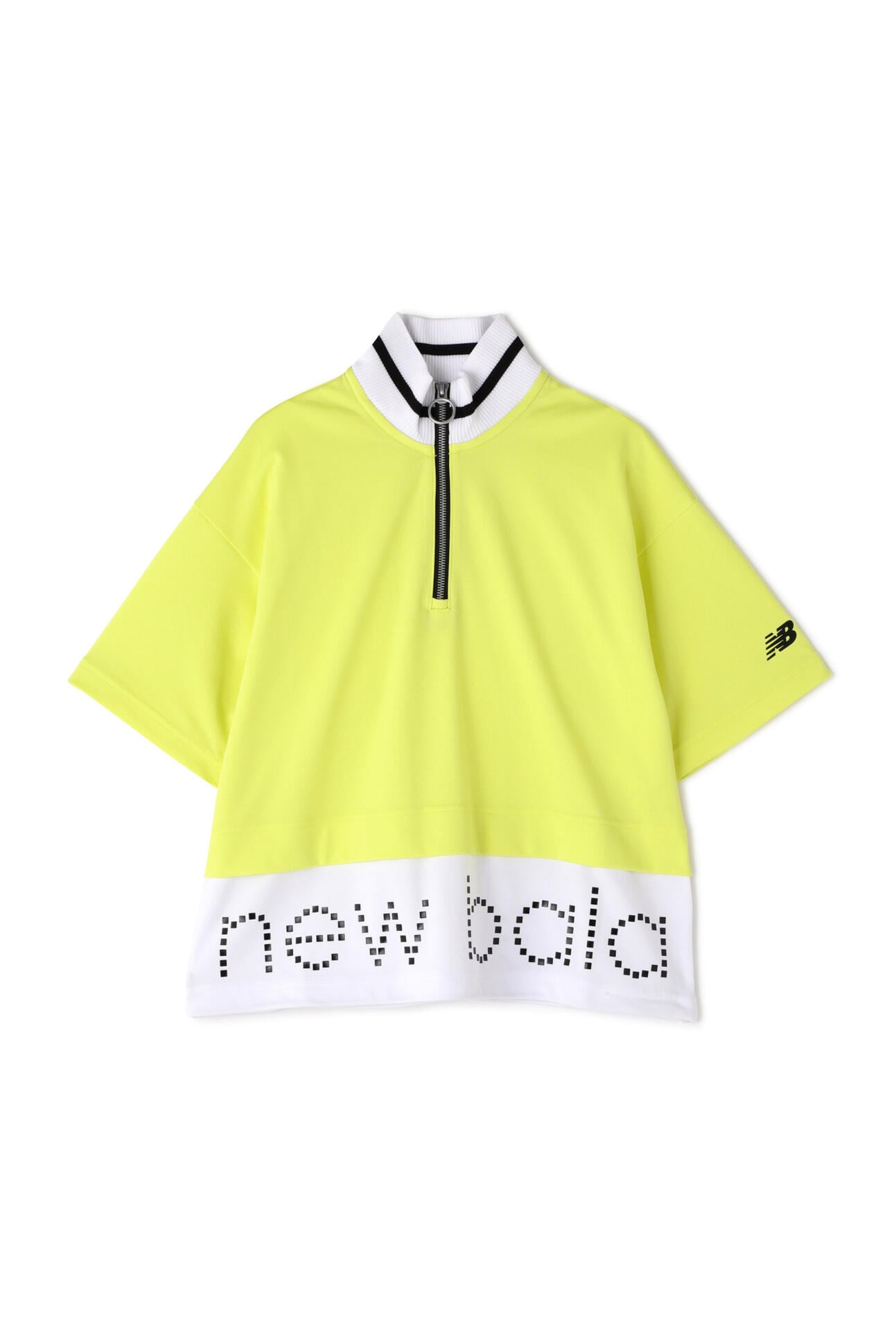 ピクセルロゴ 軽量 スウェット ハーフジップ プルオーバー (WOMENS SPORT)