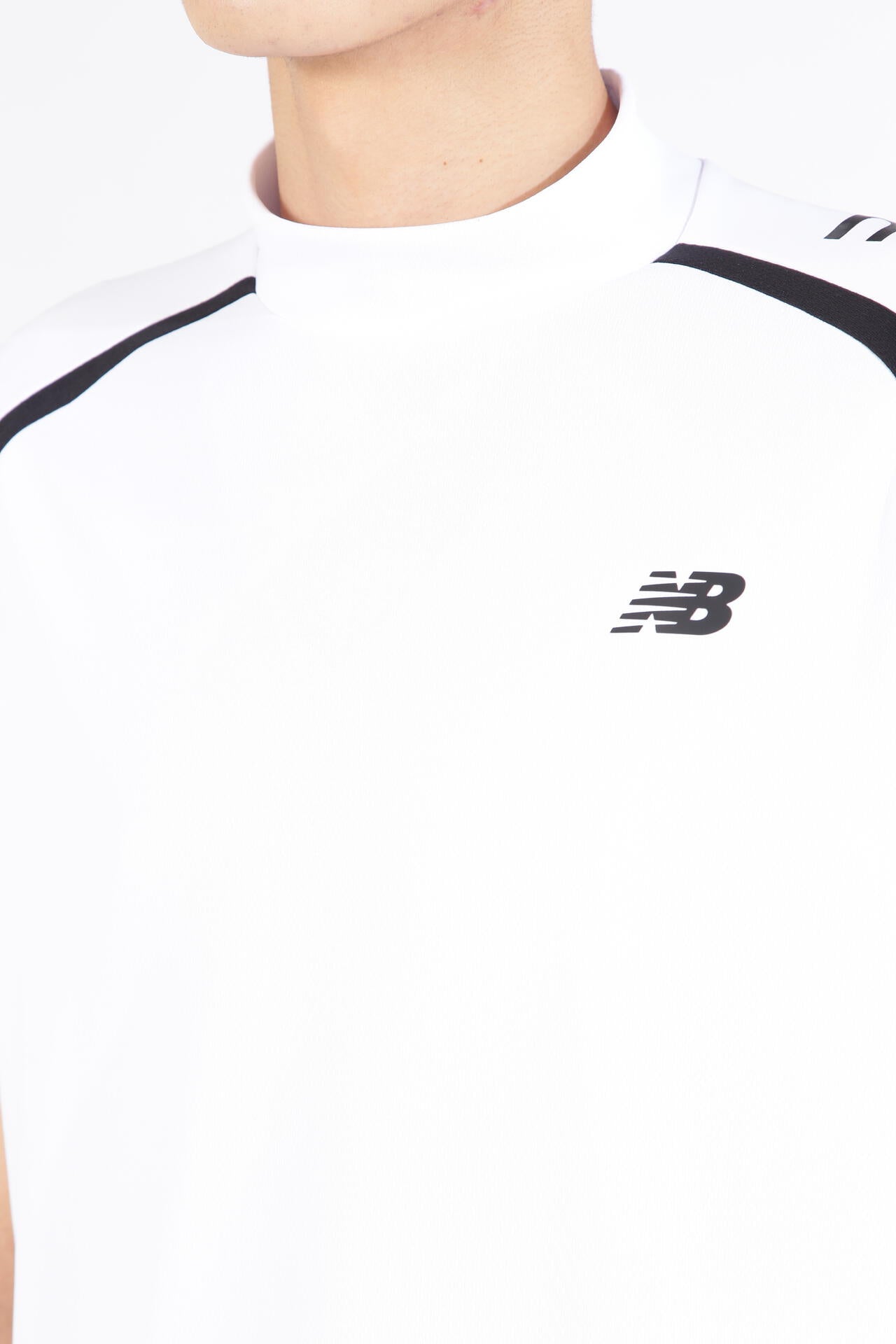 ダブルフェイス裏ハニカム 半袖 モックネック プルオーバー (MENS SPORT)