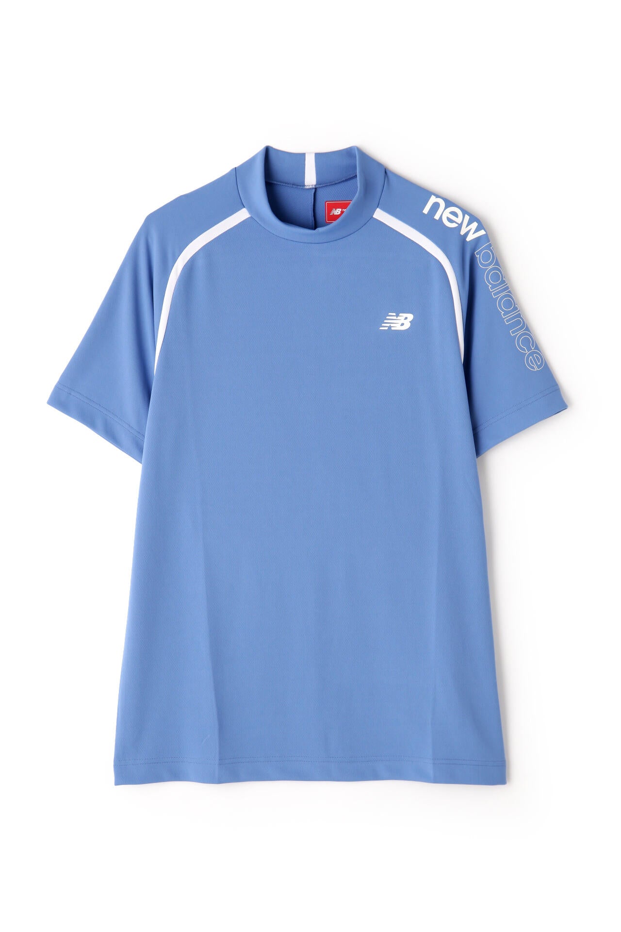 ダブルフェイス裏ハニカム 半袖 モックネック プルオーバー (MENS SPORT)