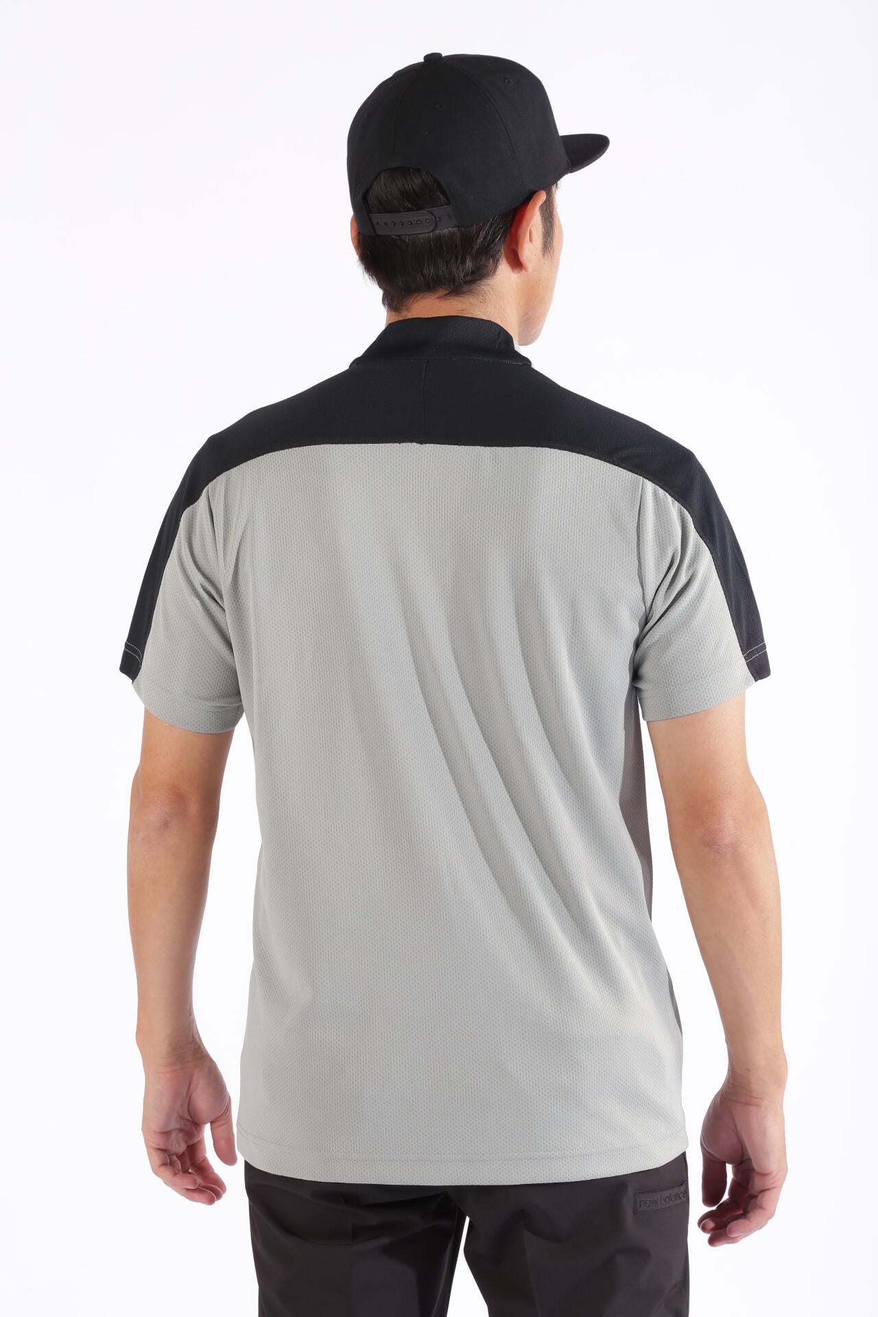 ハーフジップ モックネック プルオーバー (MENS WORLD)