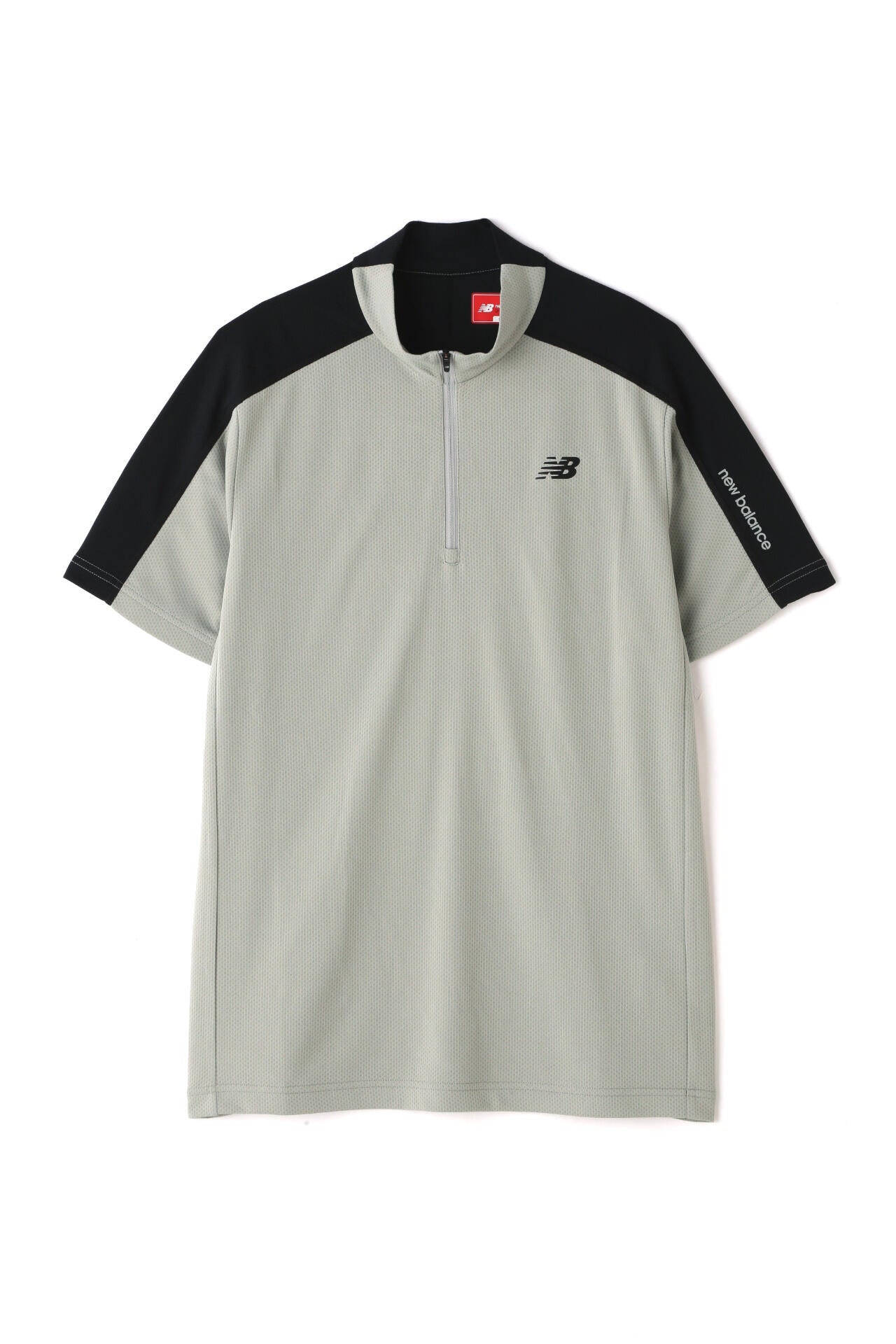 ハーフジップ モックネック プルオーバー (MENS WORLD)