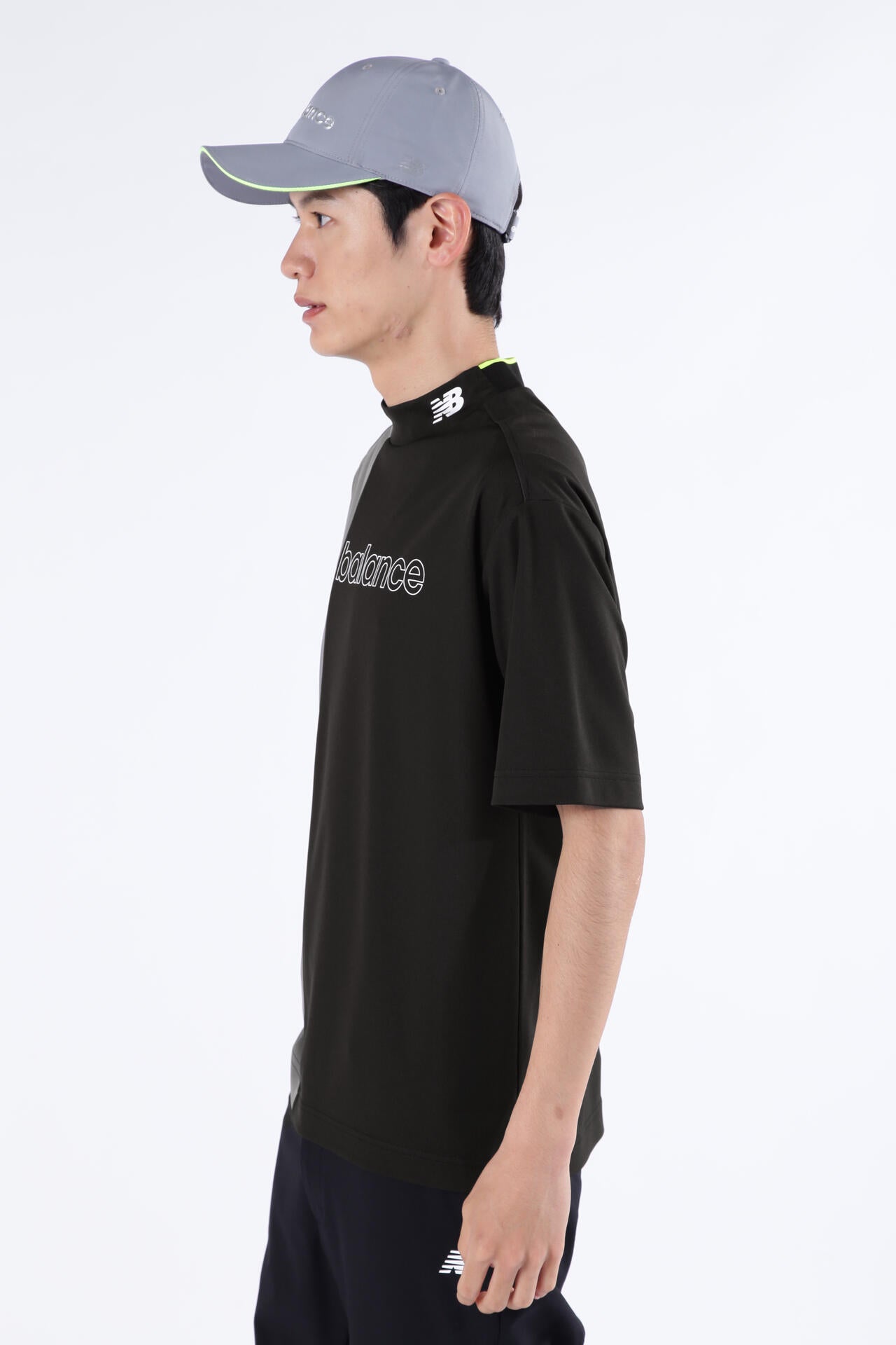 こかげMAX 半袖 モックネック プルオーバー (MENS SPORT)