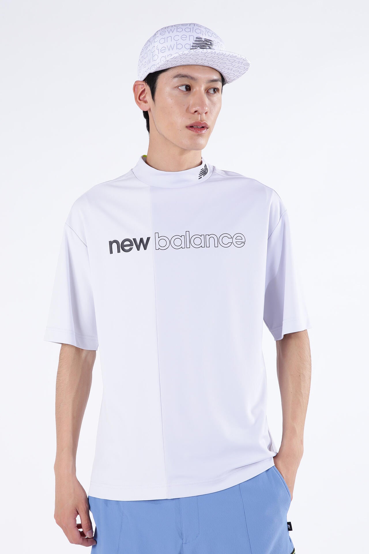 こかげMAX 半袖 モックネック プルオーバー (MENS SPORT)