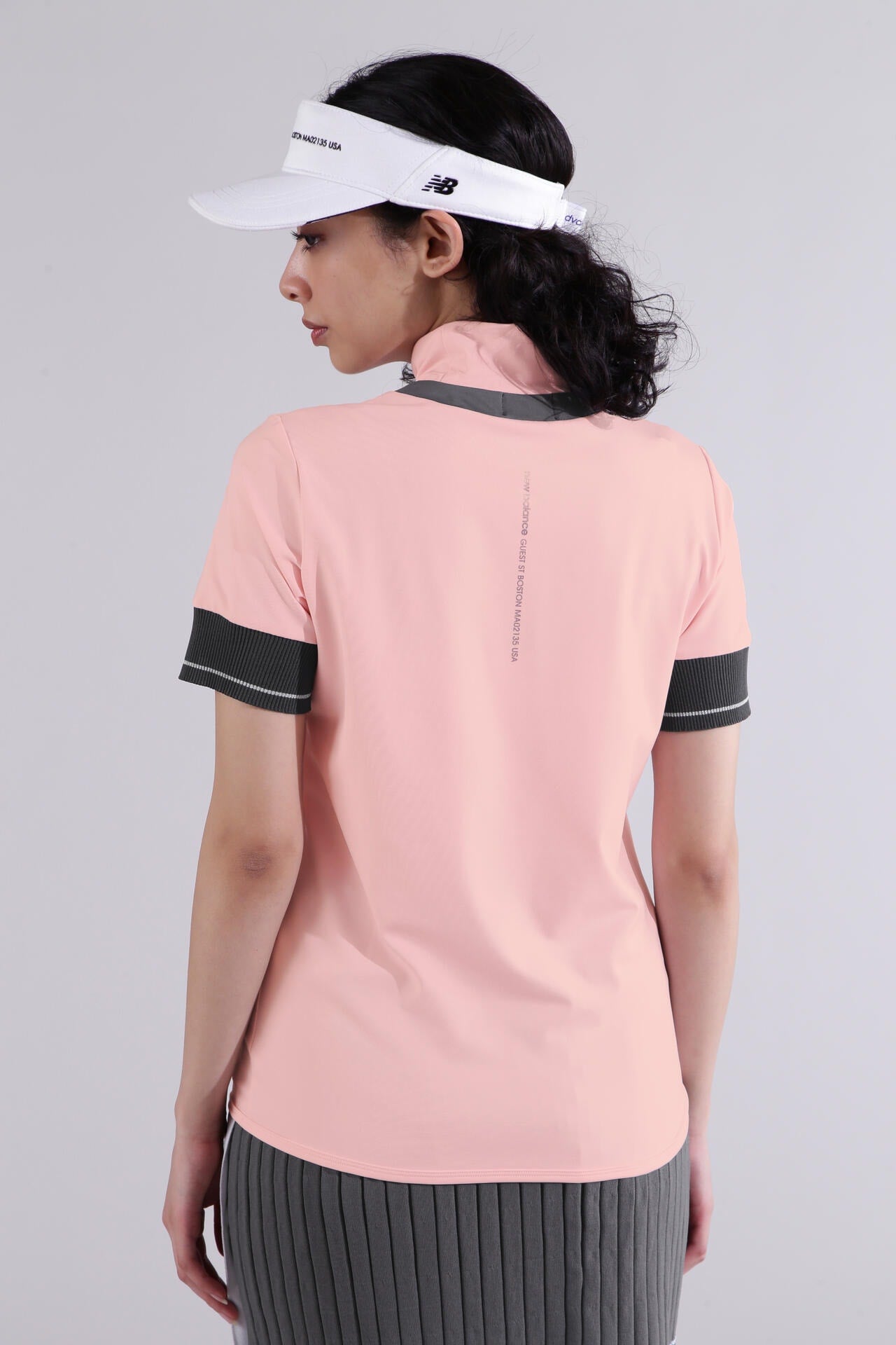 【直営店舗限定】ハーフスリーブ モックネック プルオーバー (WOMENS)