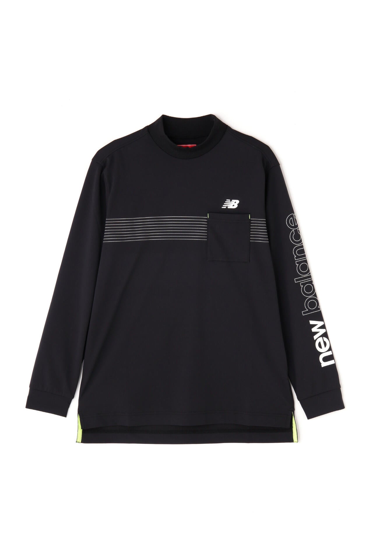 接触冷感 長袖 モックネック プルオーバー (MENS SPORT)