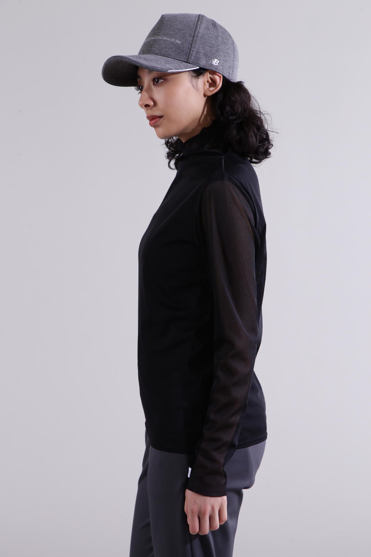 【直営店舗限定】長袖 シアーレイヤードプルオーバー (WOMENS)