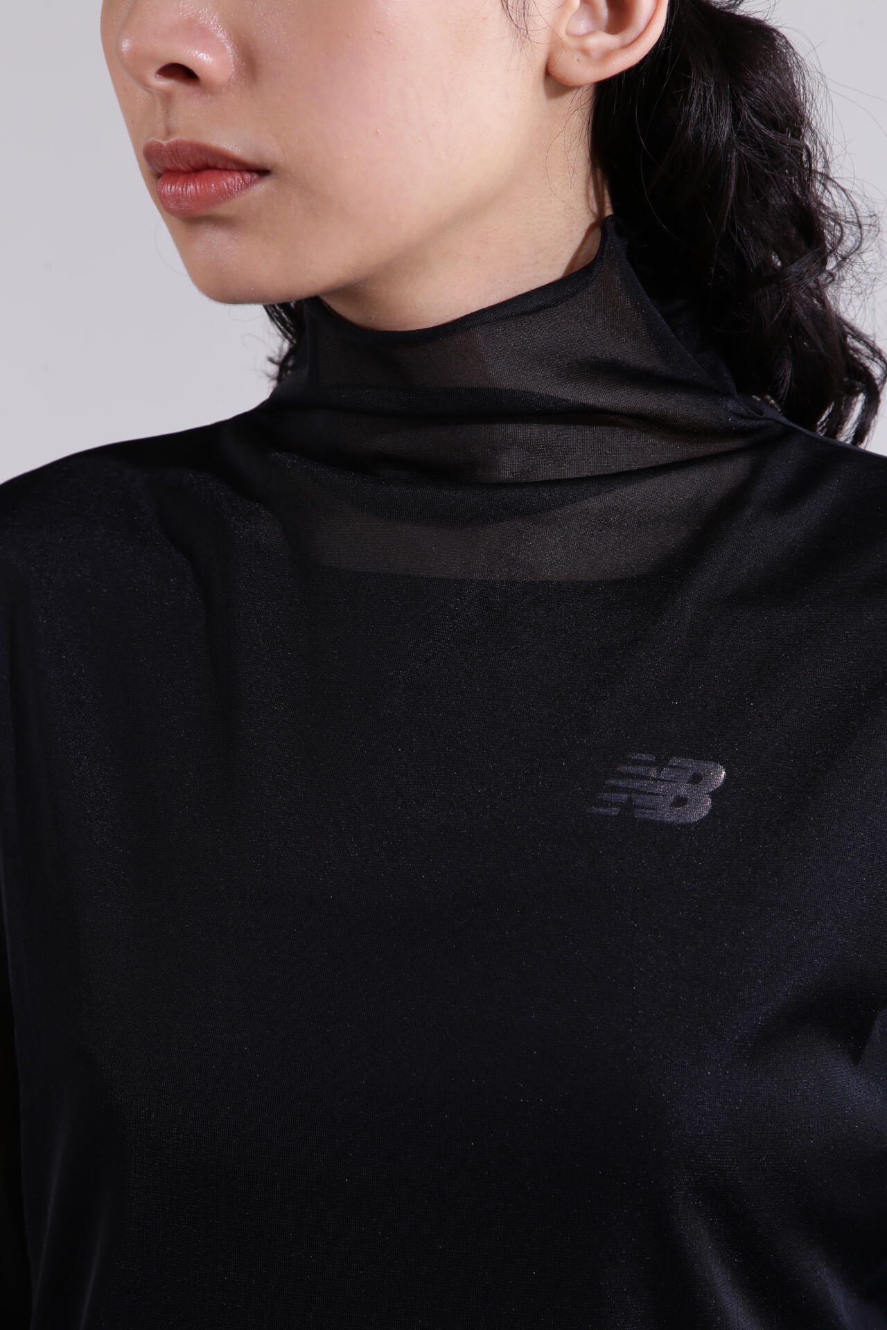 【直営店舗限定】長袖 シアーレイヤードプルオーバー (WOMENS)