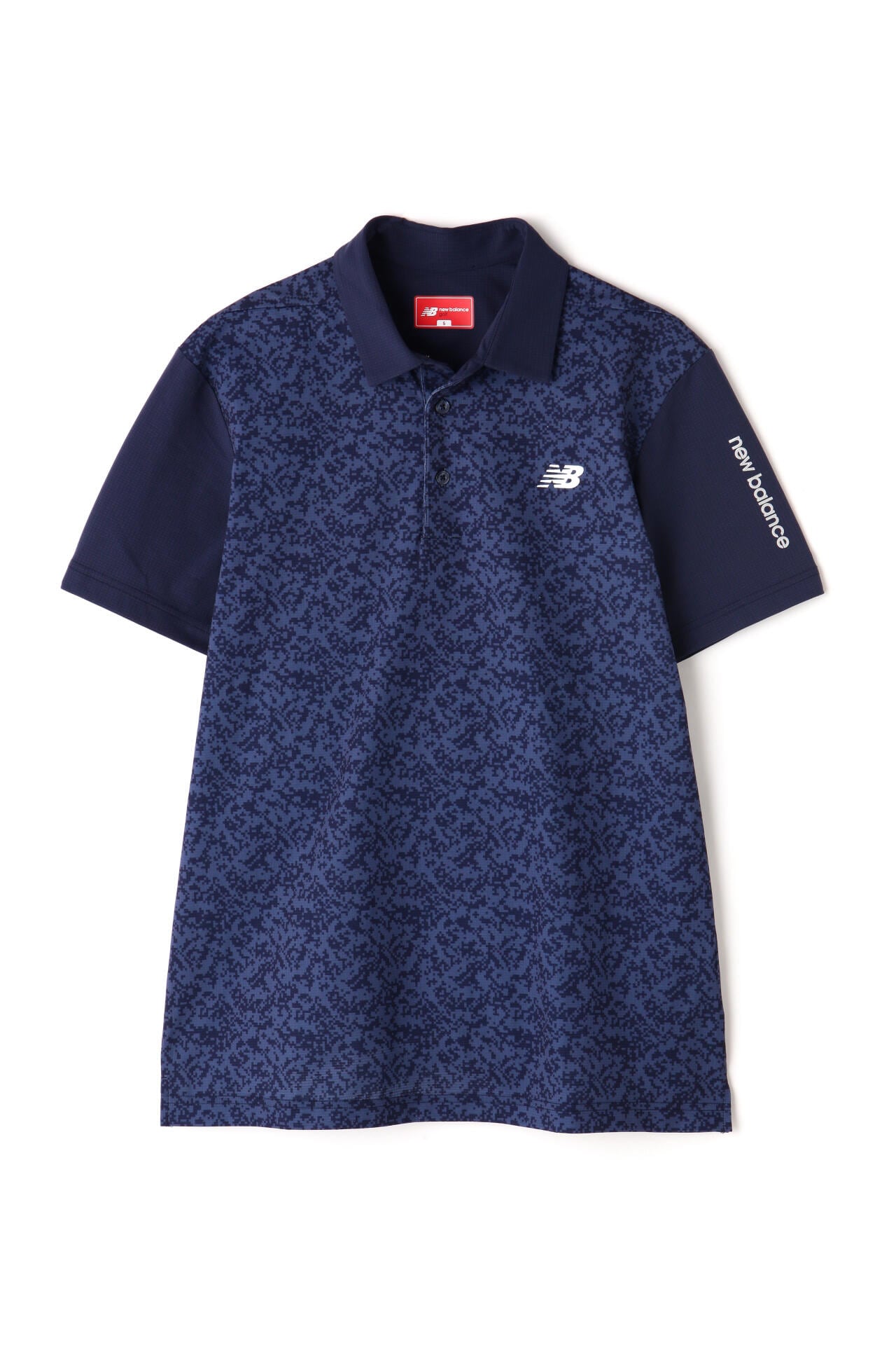 デジタルカモ柄 メッシュ 半袖 カラーシャツ (MENS WORLD)