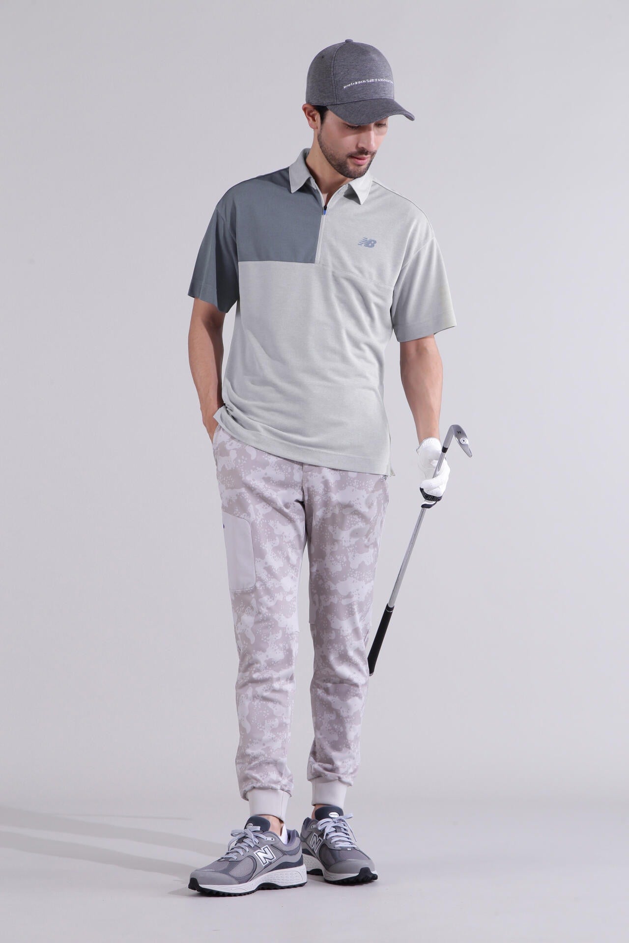 【直営店舗限定】ハーフジップ カラーシャツ (MENS)