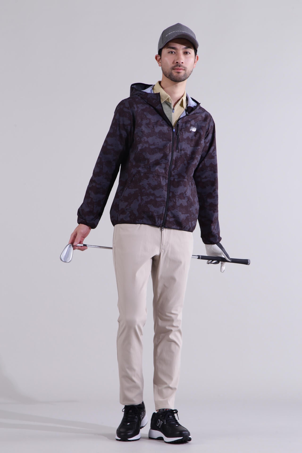 【直営店舗限定】ハーフジップ カラーシャツ (MENS)