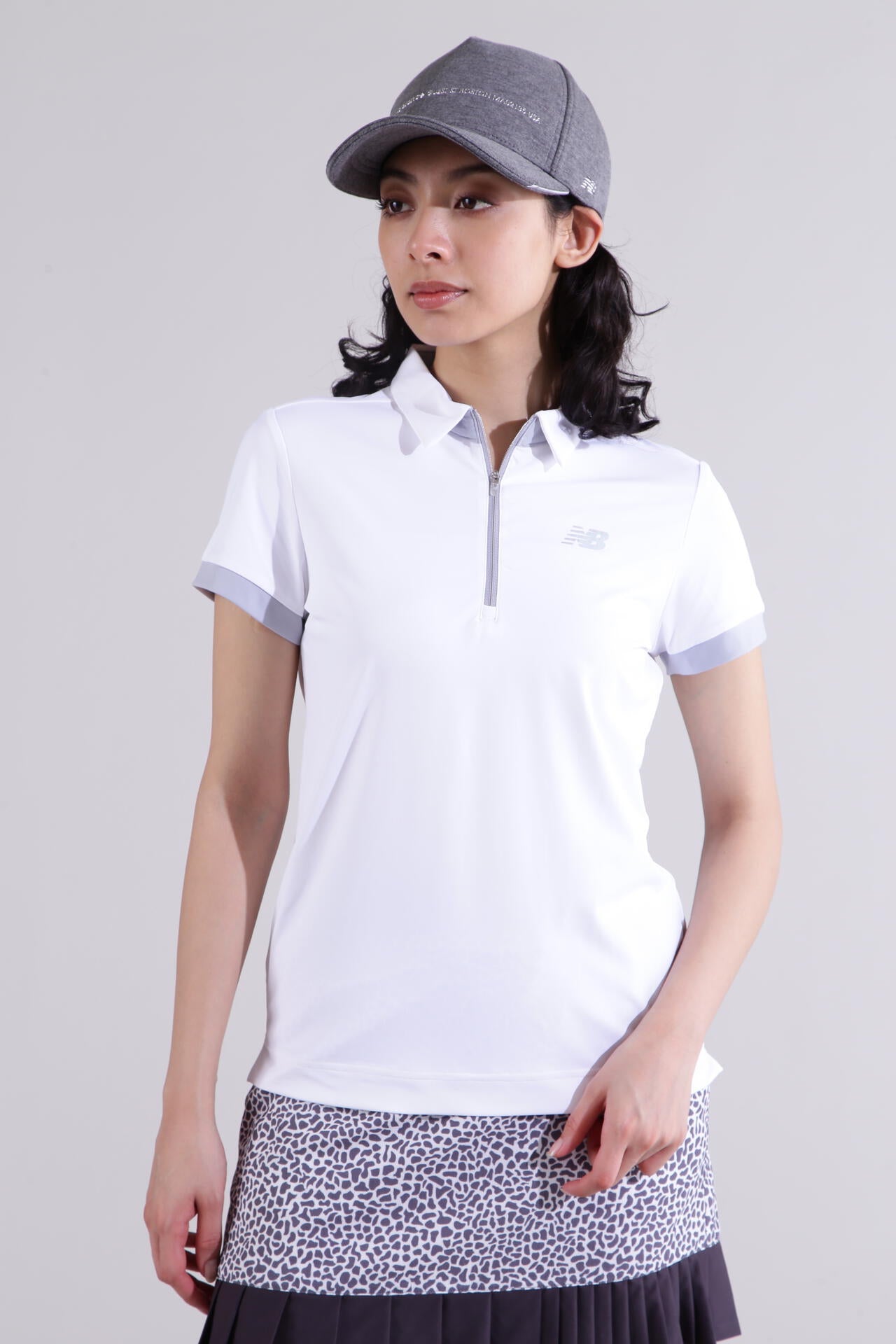 【直営店舗限定】ハーフジップ カラーシャツ (WOMENS)