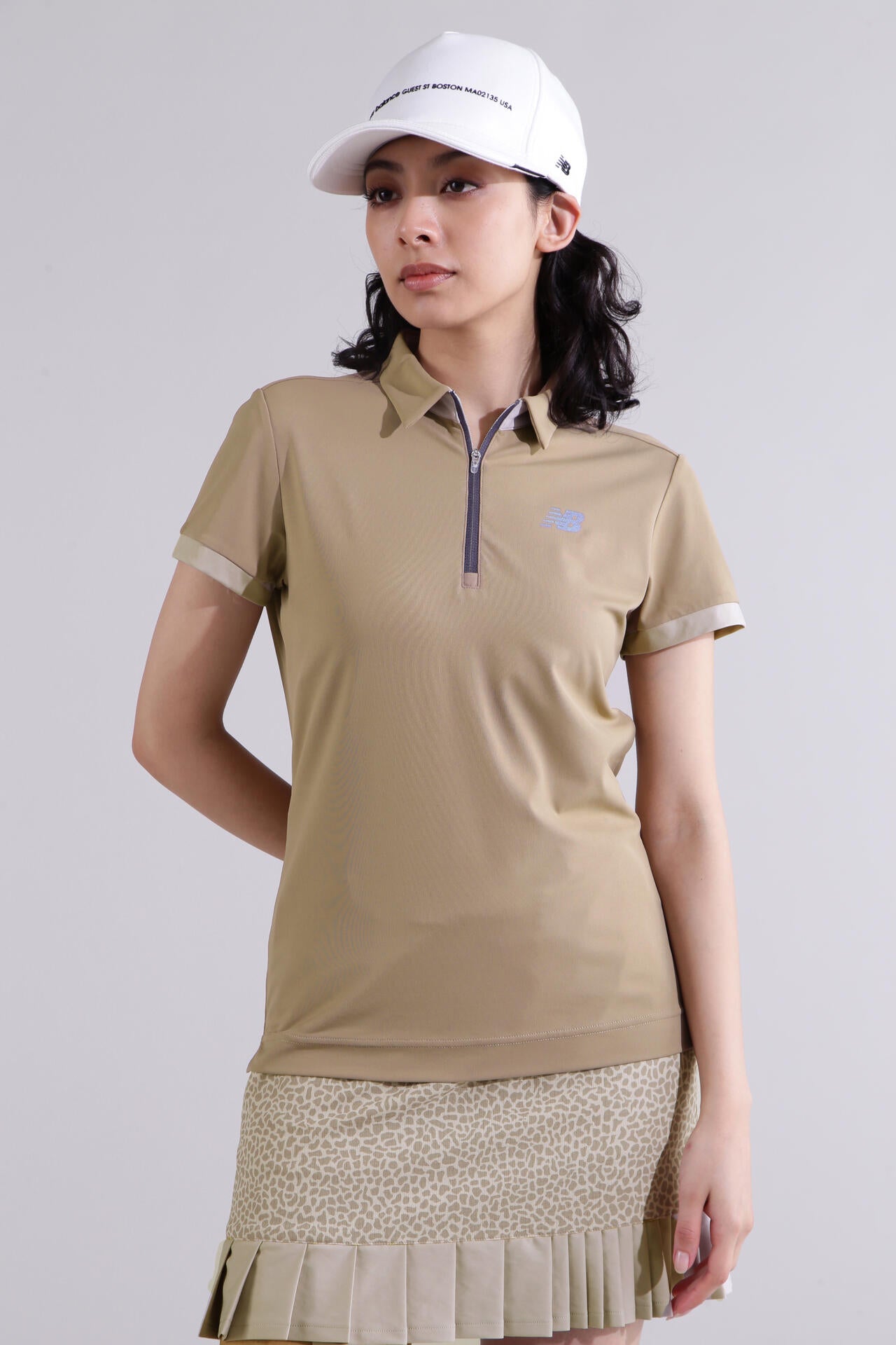 【直営店舗限定】ハーフジップ カラーシャツ (WOMENS)