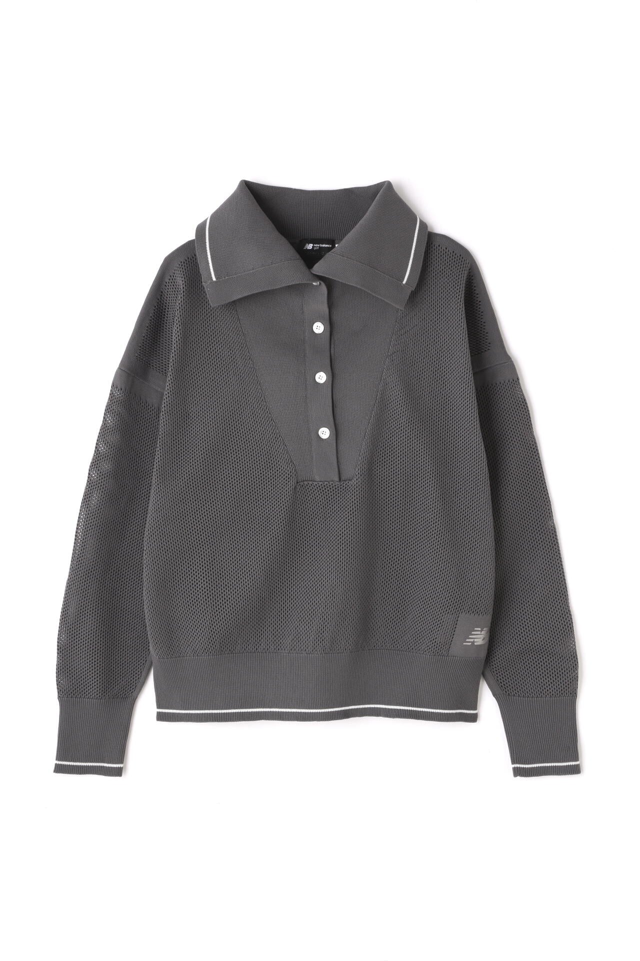 【直営店舗限定】オープンカラー ニット プルオーバー (WOMENS)