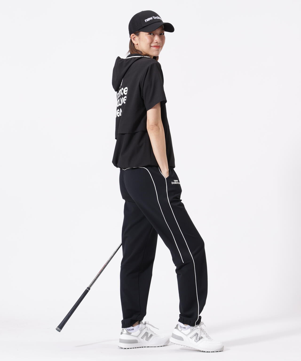 ハーフジップ プルオーバーフーディー (WOMENS)