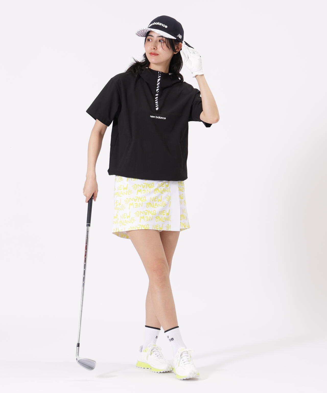 ハーフジップ プルオーバーフーディー (WOMENS)