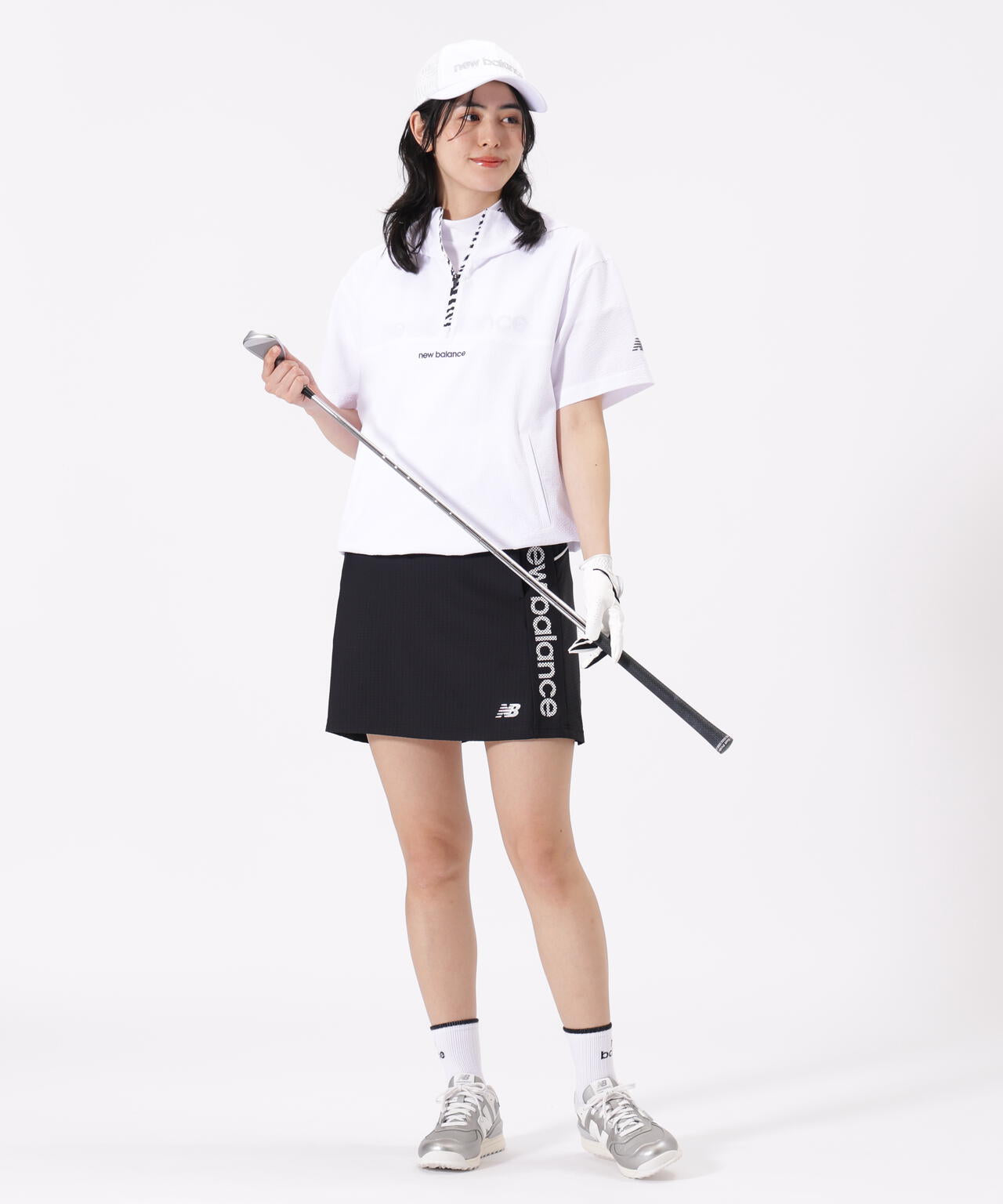 ハーフジップ プルオーバーフーディー (WOMENS)