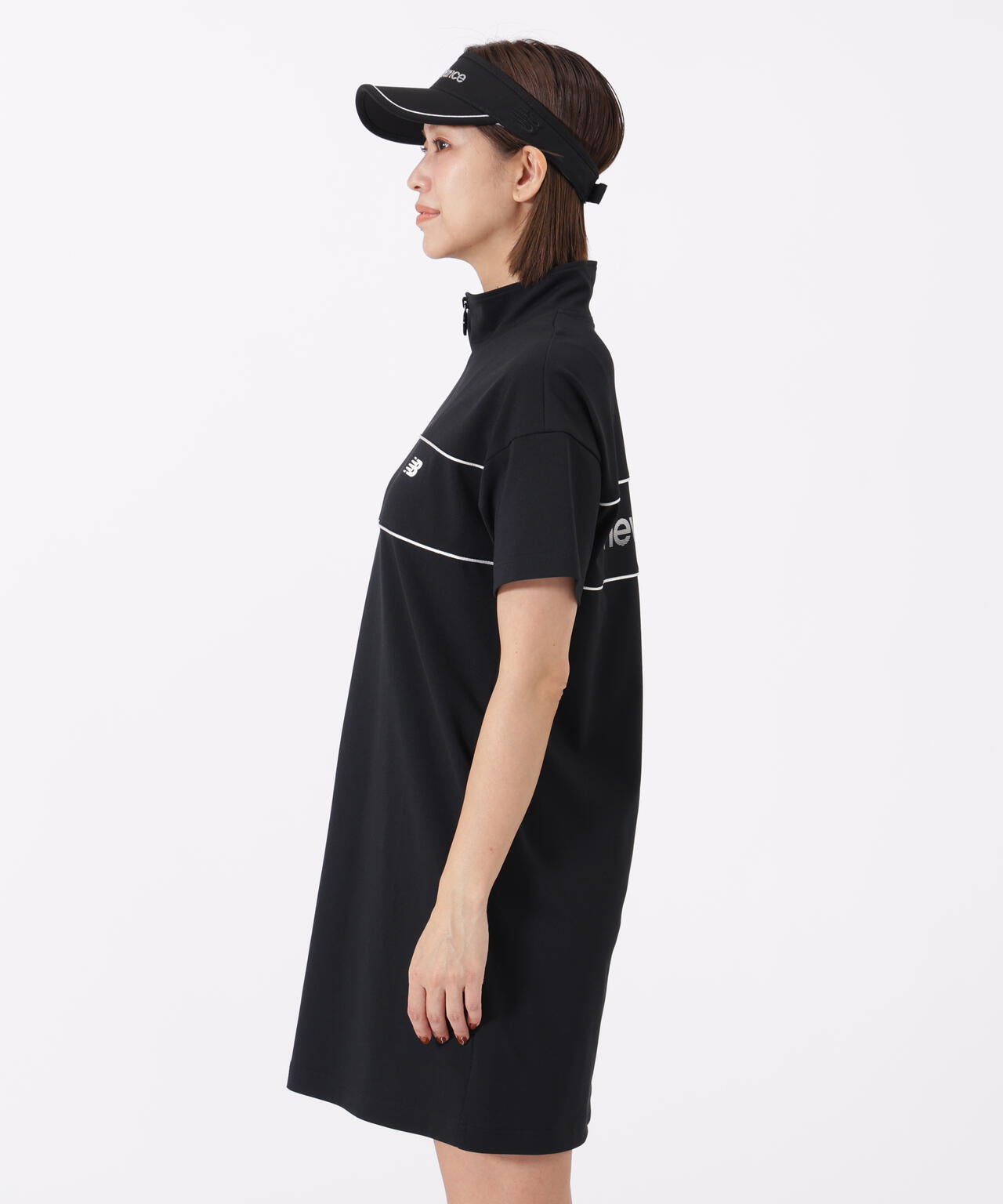 スウェット ハーフジップ ワンピース (WOMENS)